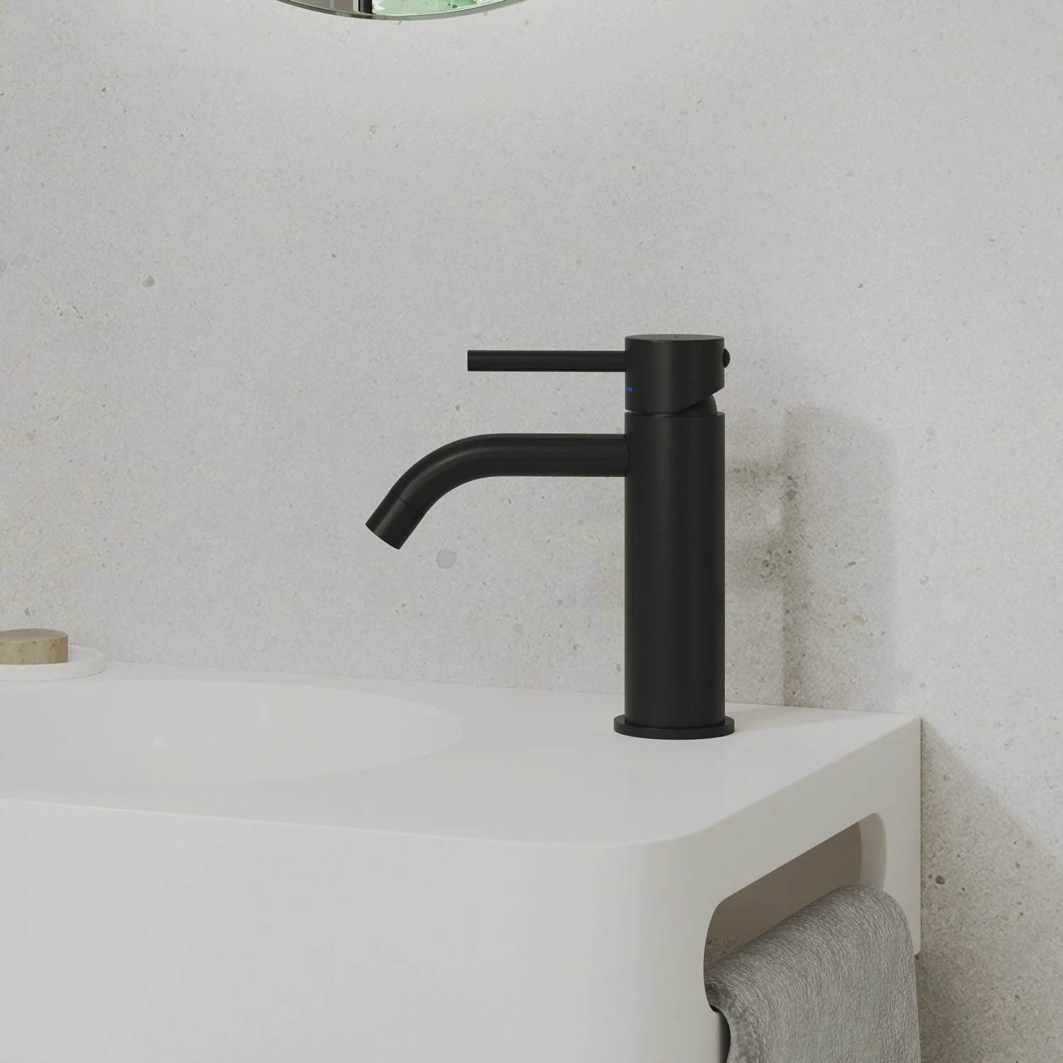 Kronenbach Lima 2.0 Black Waschtischeinhebelmischer ohne Ablaufgarnitur Bild 3