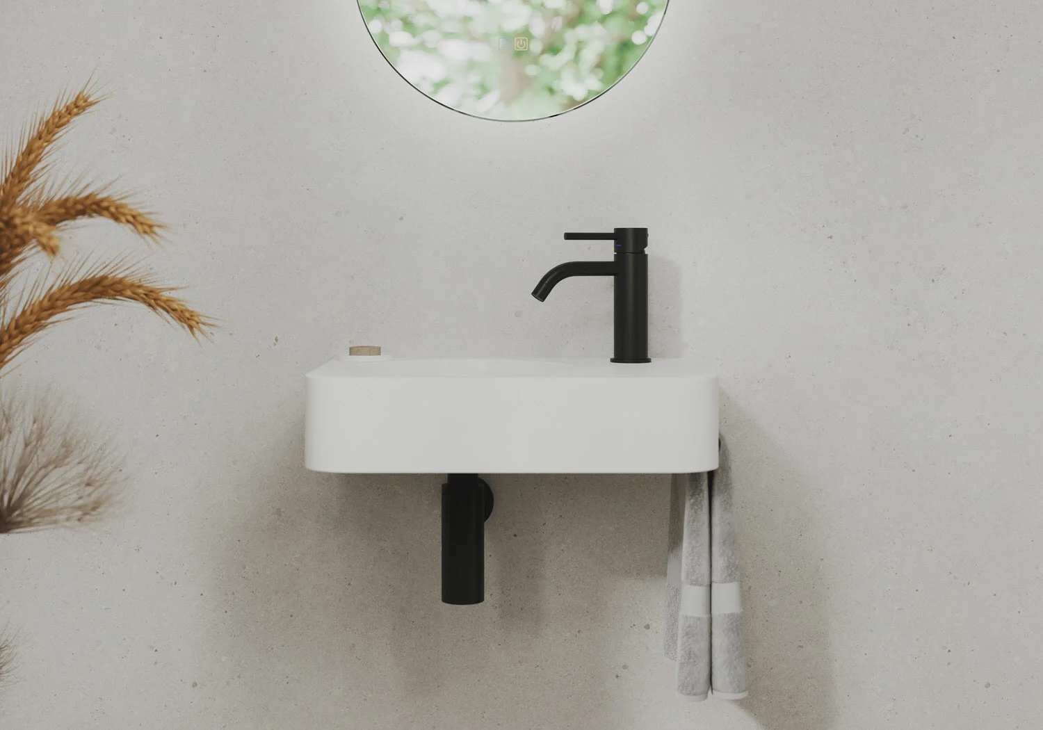 Kronenbach Lima 2.0 Black Waschtischeinhebelmischer ohne Ablaufgarnitur Bild 4