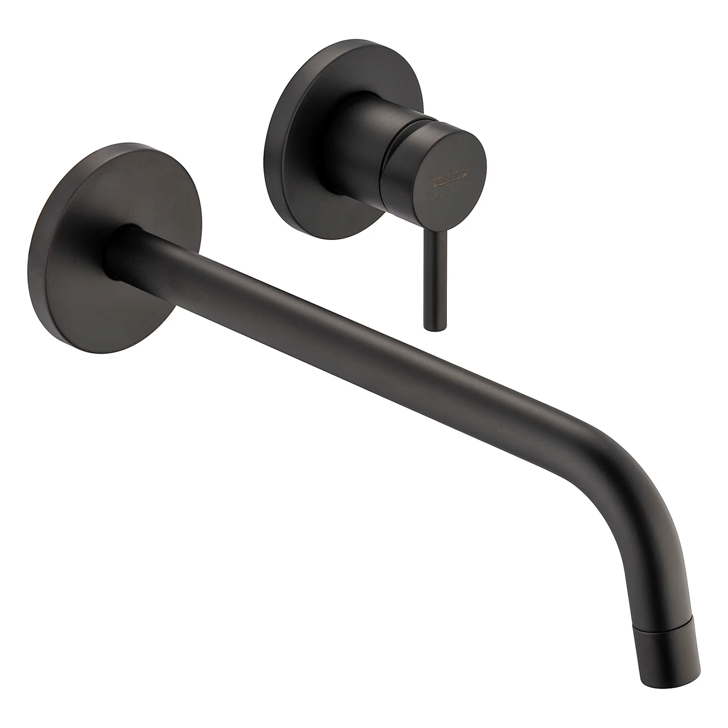 Kronenbach Lima 2.0 Black Waschtisch-Wandarmatur 24,5 cm inkl. Grundkörper