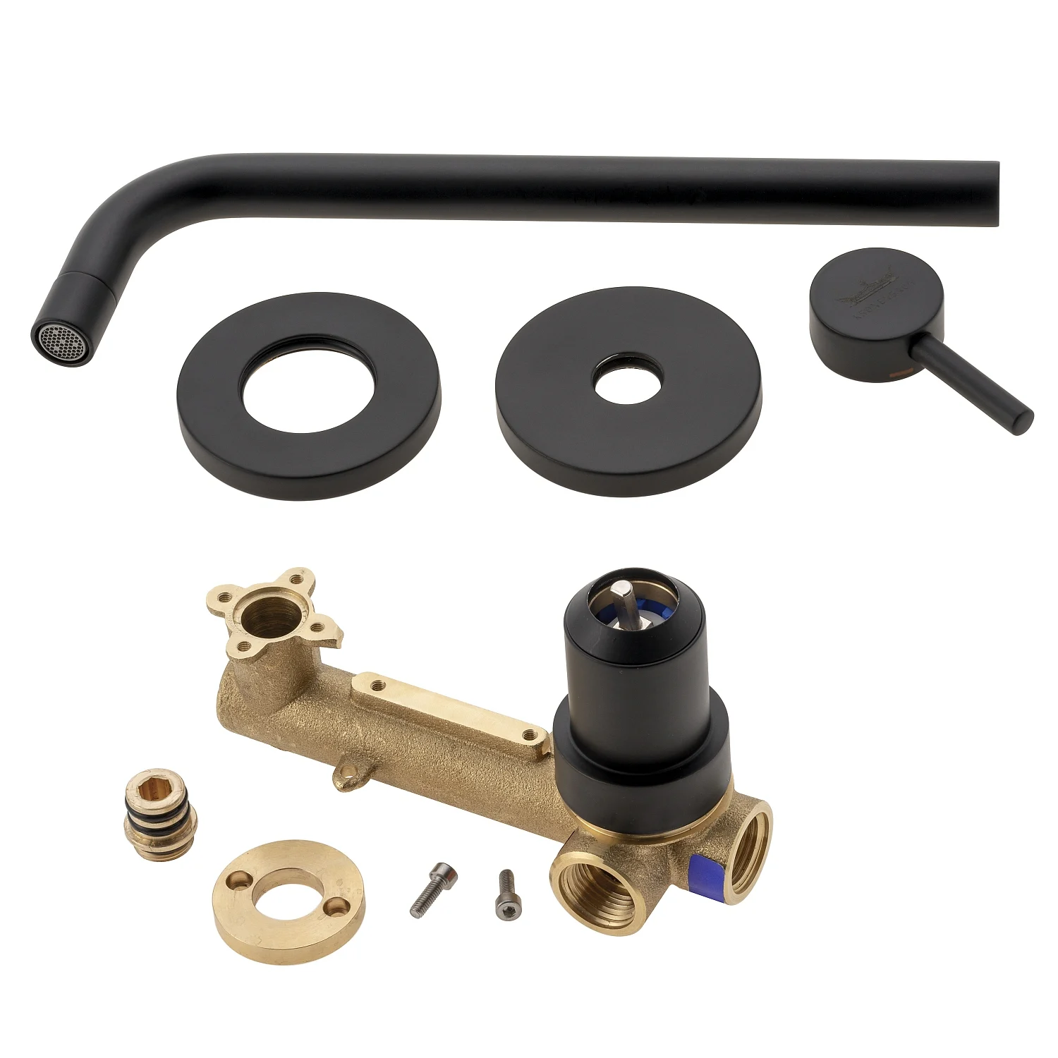 Kronenbach Lima 2.0 Black Waschtisch-Wandarmatur 24,5 cm inkl. Grundkörper Bild 6