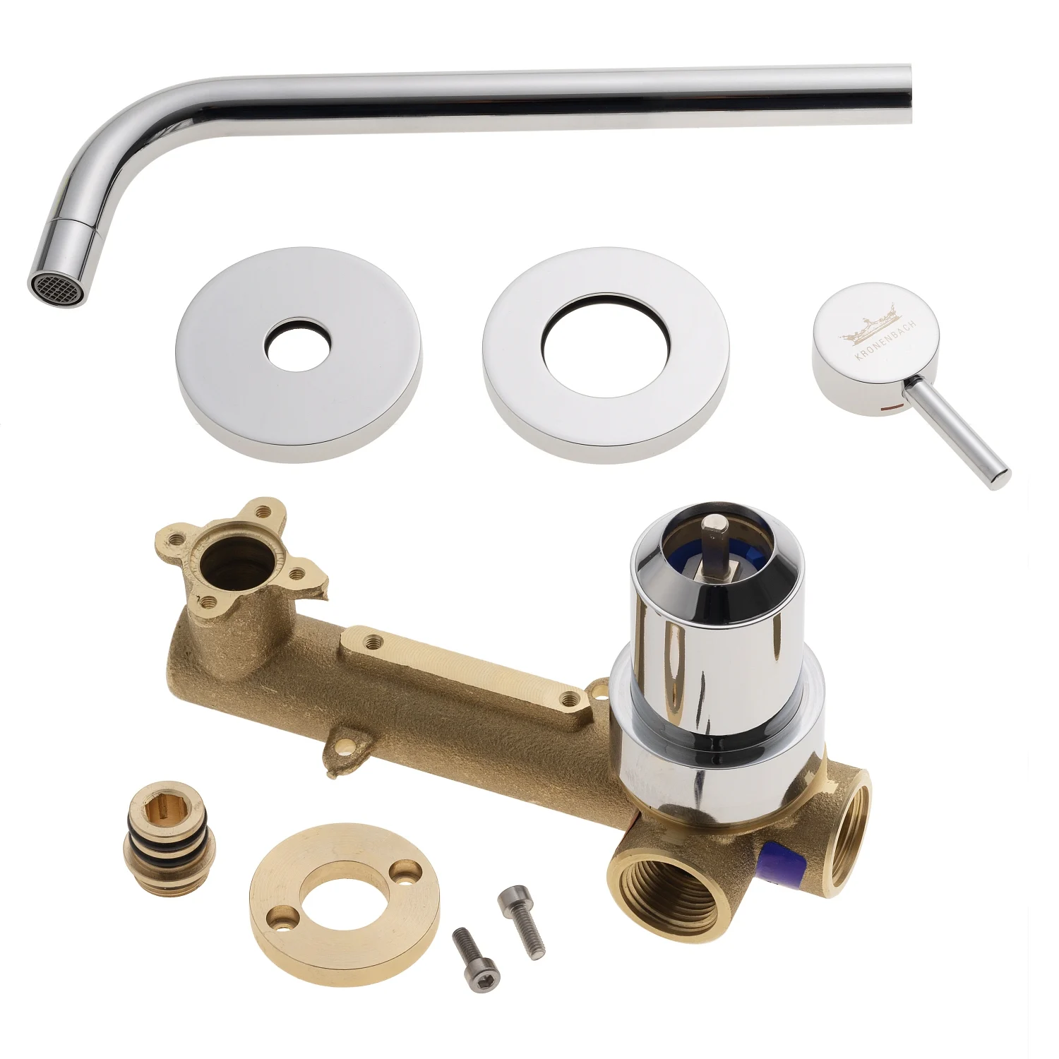 Kronenbach Lima 2.0 Waschtisch-Wandarmatur 24,5 cm inkl. Grundkörper Bild 7