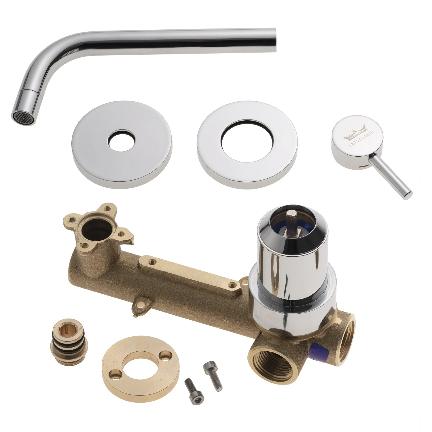 Kronenbach Lima 2.0 Waschtisch-Wandarmatur 17,5 cm inkl. Grundkörper Bild 7