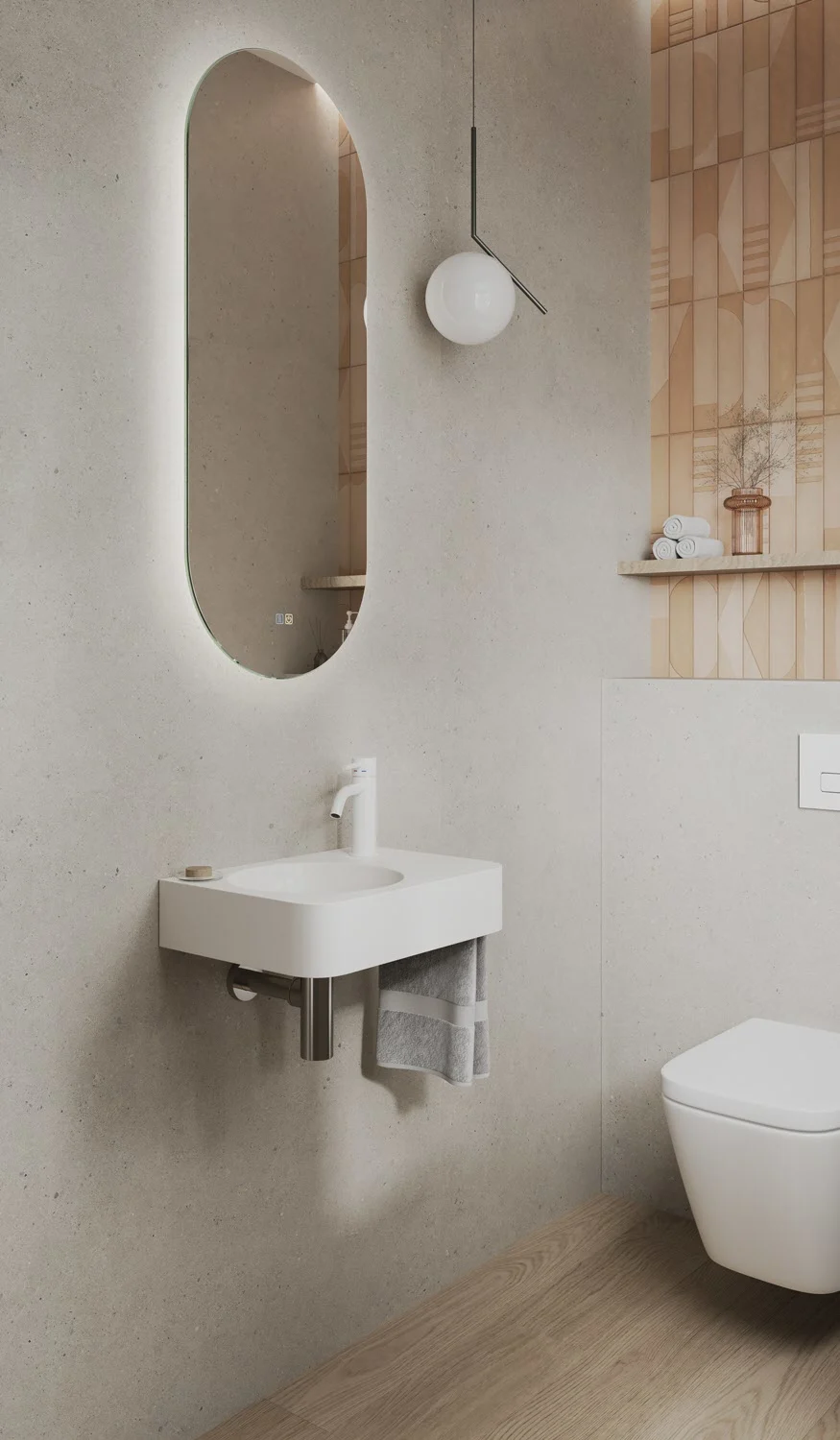 Kronenbach Lima 2.0 White Waschtischeinhebelmischer ohne Ablaufgarnitur Bild 7