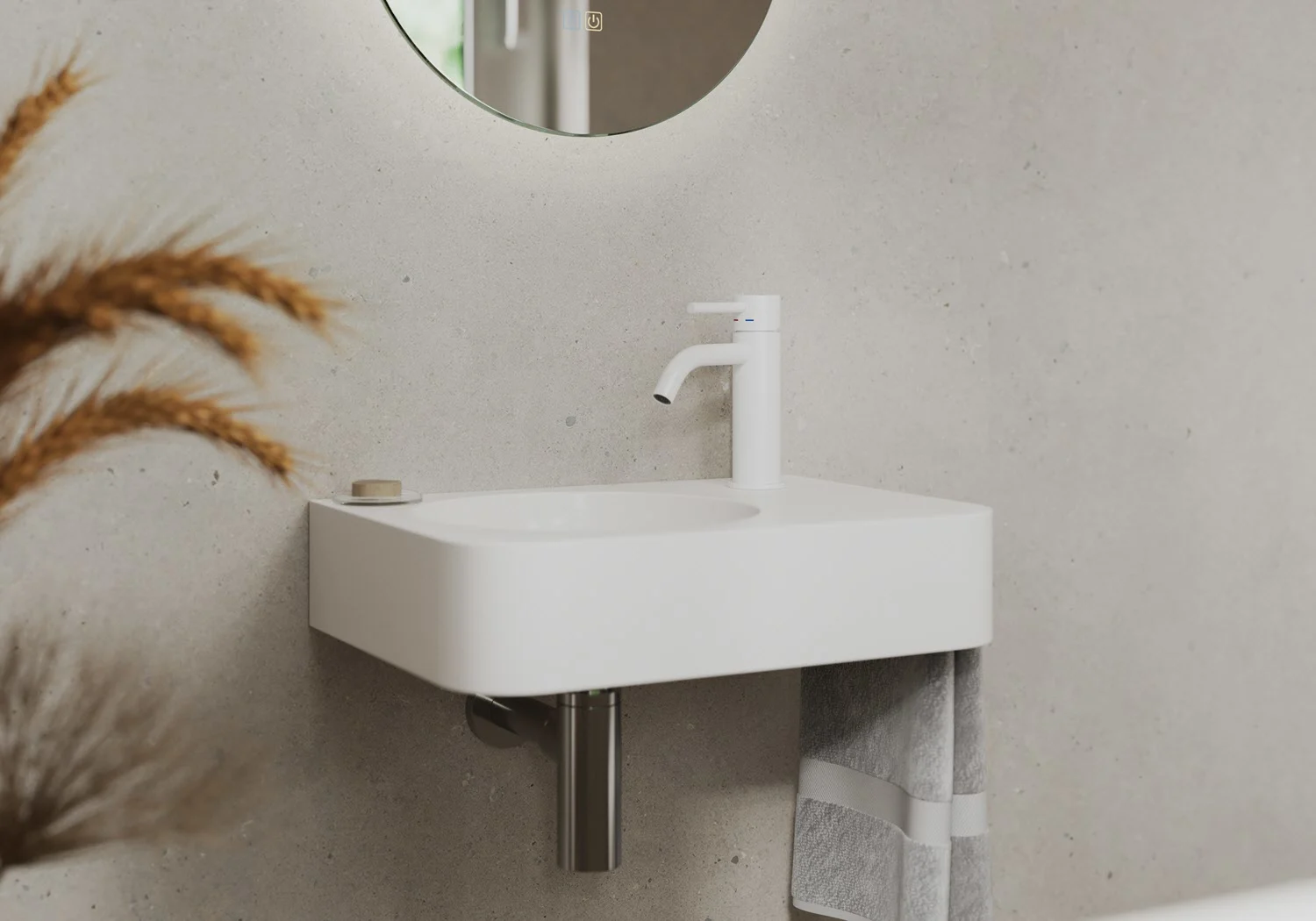 Kronenbach Lima 2.0 White Waschtischeinhebelmischer ohne Ablaufgarnitur Bild 5