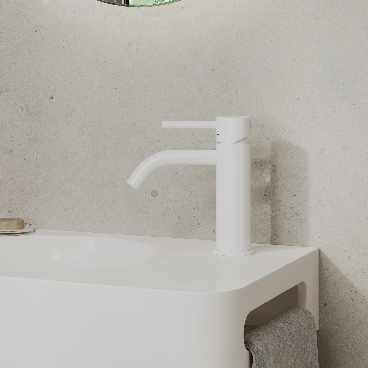 Kronenbach Lima 2.0 White Waschtischeinhebelmischer ohne Ablaufgarnitur Bild 3