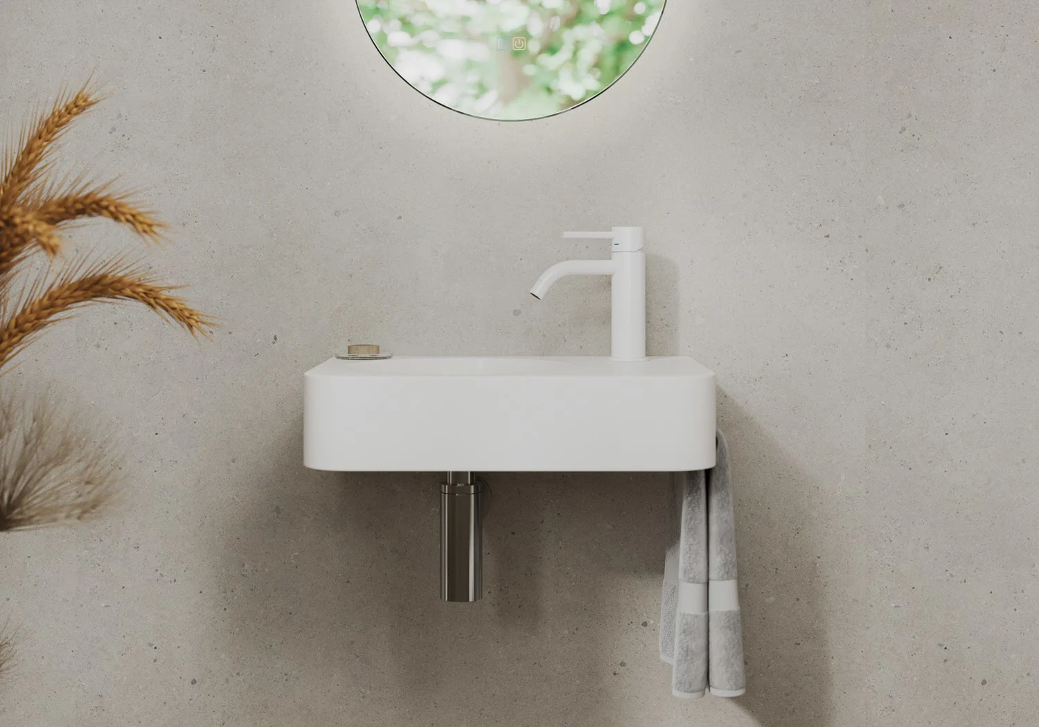 Kronenbach Lima 2.0 White Waschtischeinhebelmischer ohne Ablaufgarnitur Bild 4