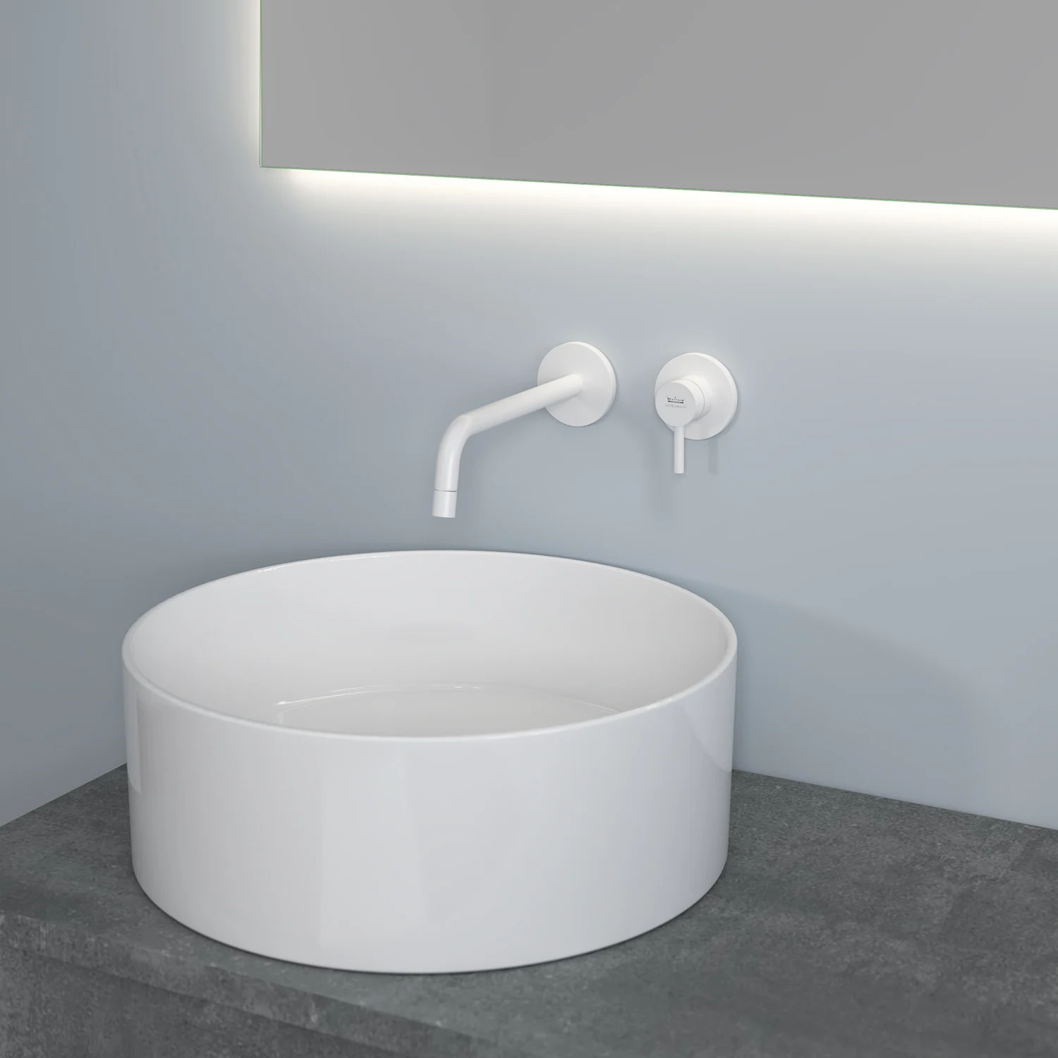 Kronenbach Lima 2.0 White Waschtisch-Wandarmatur 17,5 cm inkl. Grundkörper Bild 2