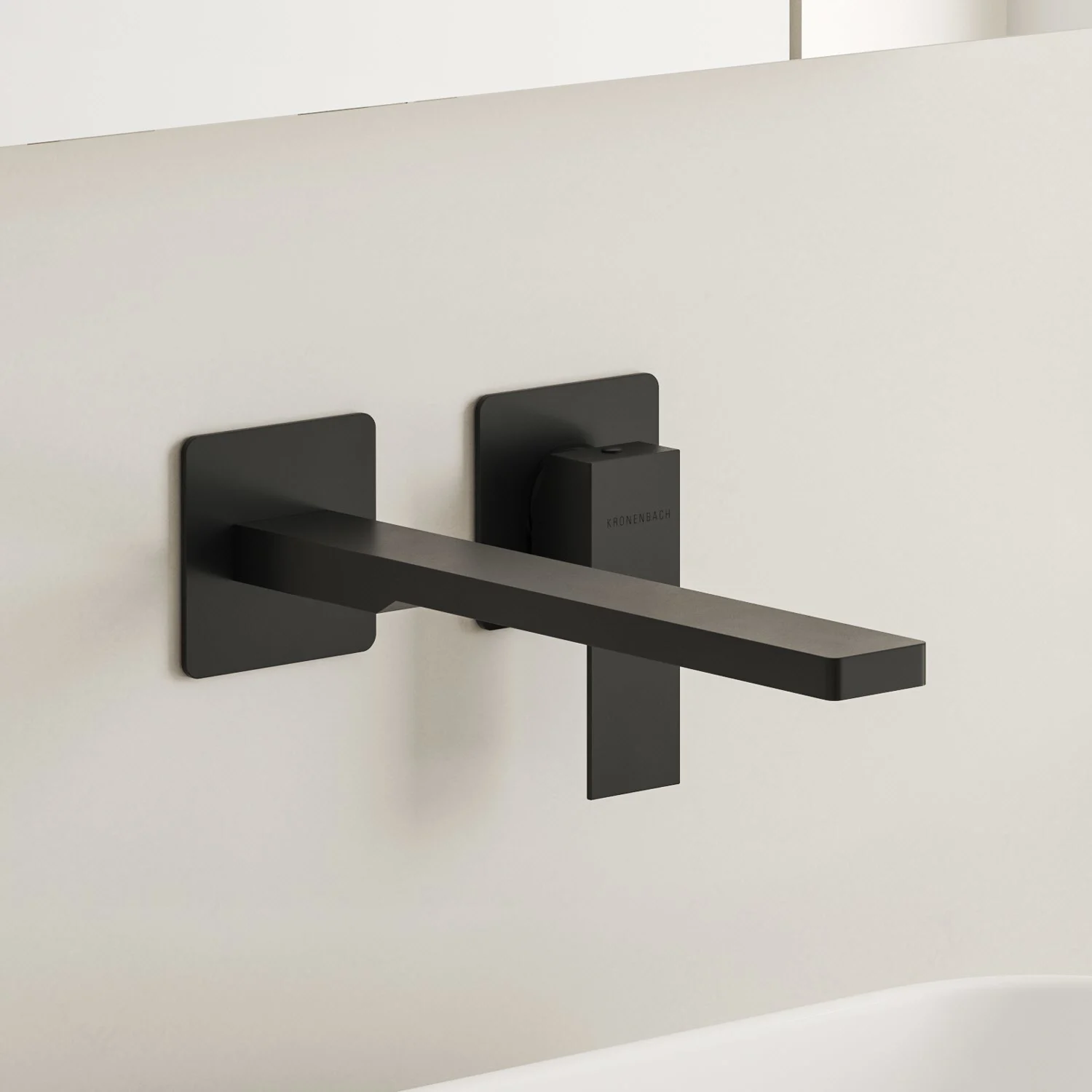 Kronenbach Quara 3.0, Set Waschtisch-Einhebelmischer Unterputz incl. Grundkörper, Ausladung 24 cm, wassersparend Bild 2