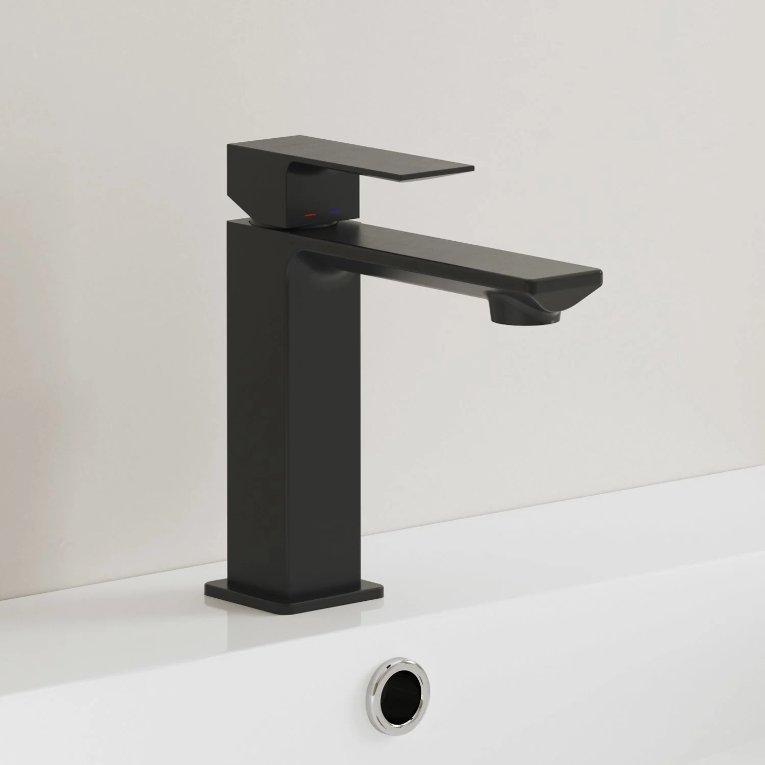 Kronenbach Quara 3.0 Waschtisch-Einhebelmischer mit Ablaufgarnitur