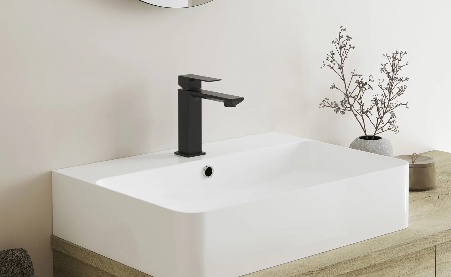 Kronenbach Quara 3.0 Waschtisch-Einhebelmischer mit Ablaufgarnitur Bild 3