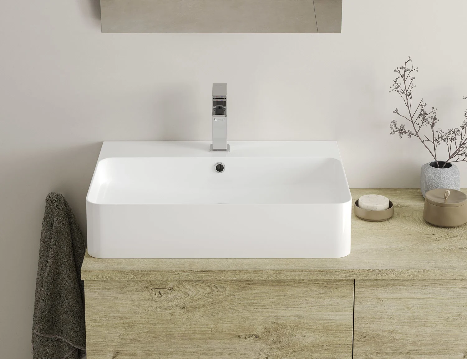 Kronenbach Quara 3.0 Waschtisch-Einhebelmischer mit Ablaufgarnitur Bild 6