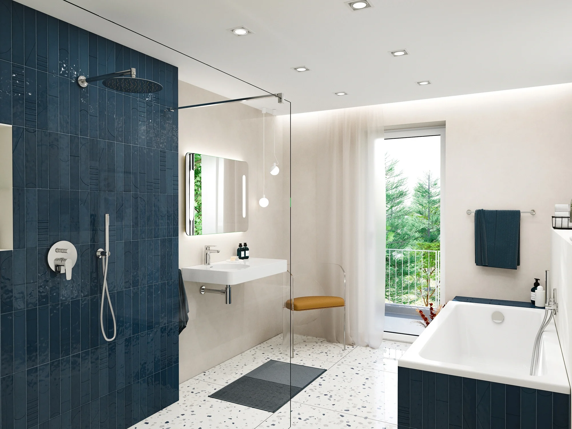 Kronenbach Radia 3.0 Bidet-Einhebelmischer mit Ablaufgarnitur 1 1/4 Bild 5