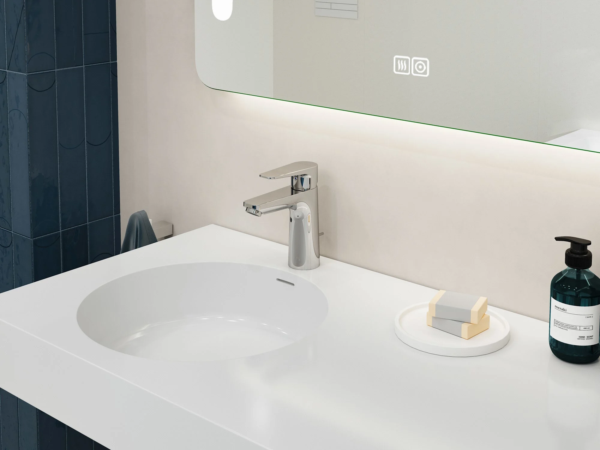 Kronenbach Radia 3.0 Montage- und Armaturenset für Waschtisch mit Unterschrank Bild 6