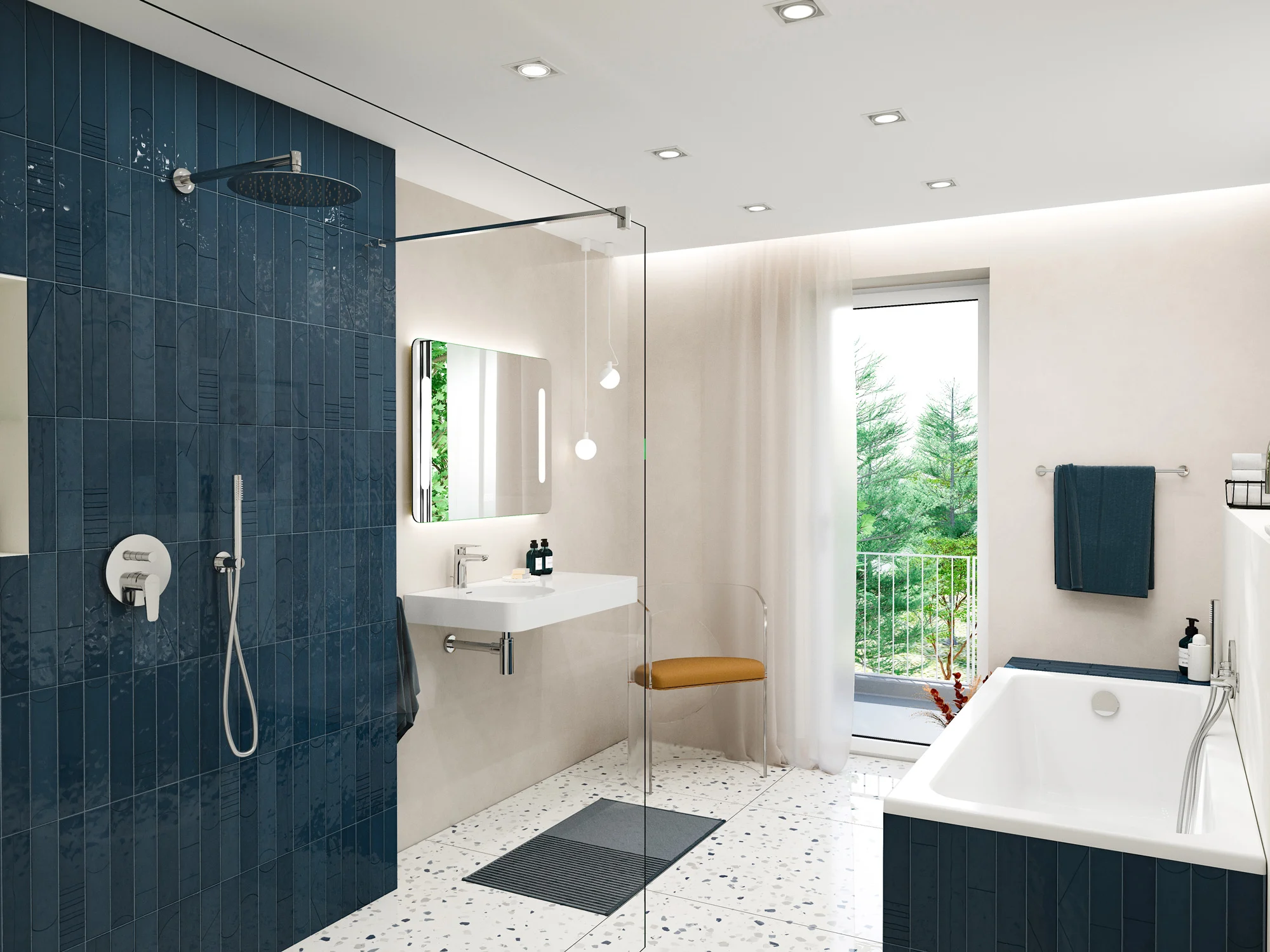 Kronenbach Radia 3.0 Montage- und Armaturenset für Waschtisch mit Unterschrank Bild 8