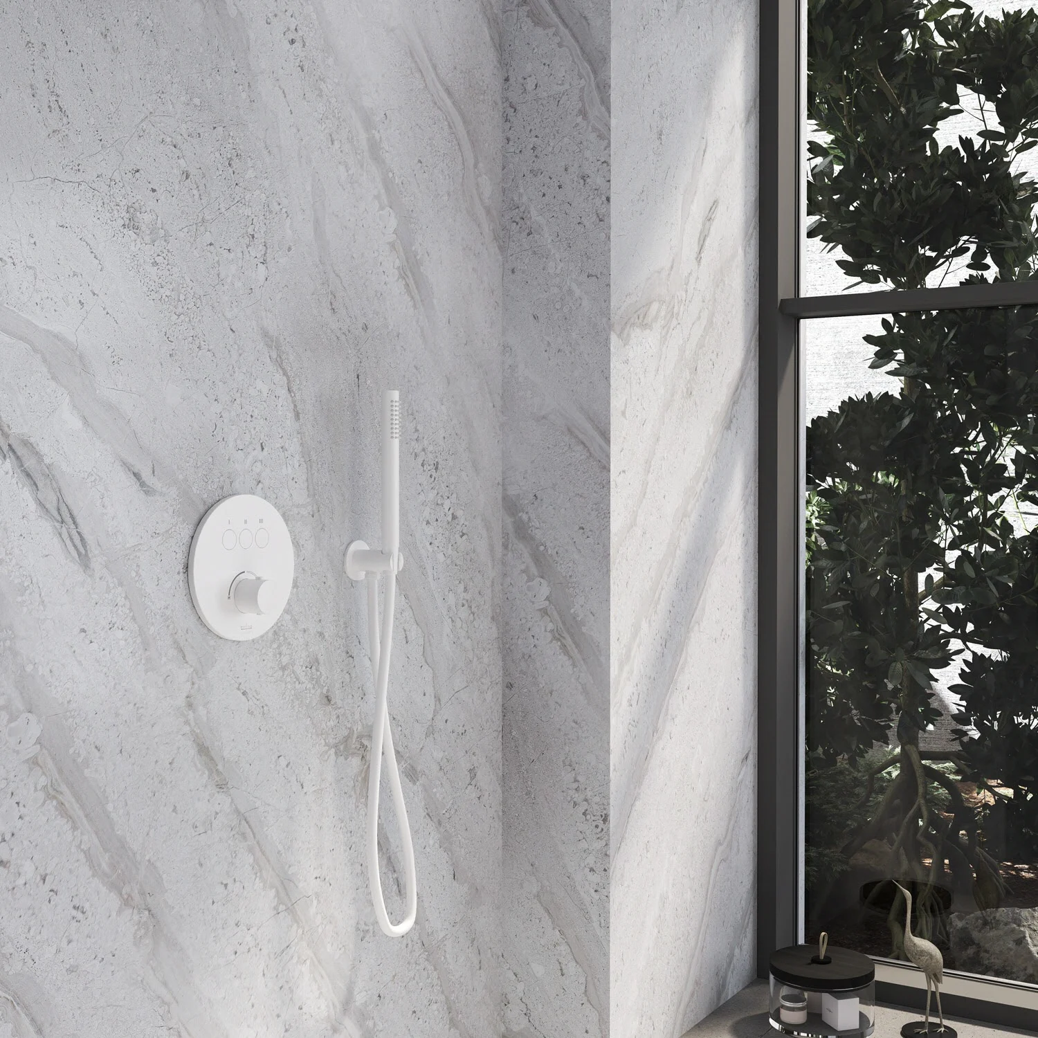 Kronenbach Smart Push Unterputz-Mischer für 3 Verbraucher, runde Ausführung Bild 3