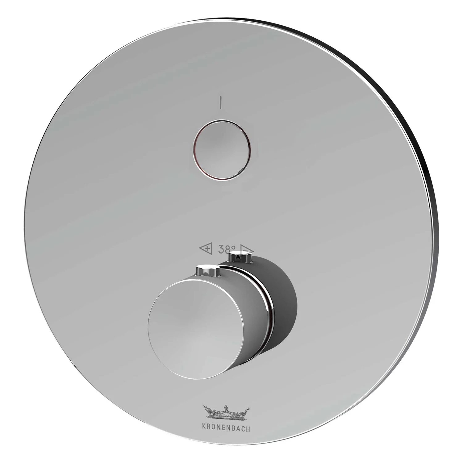 Kronenbach Smart Push Thermostat Unterputz für 1 Verbraucher, runde Ausführung Bild 2