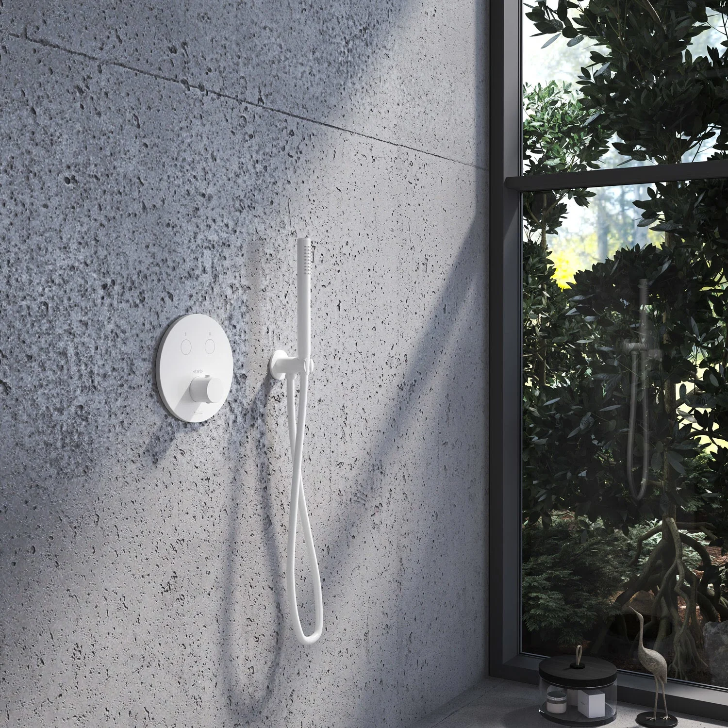 Kronenbach Smart Push Thermostat Unterputz für 2 Verbraucher, runde Ausführung Bild 3