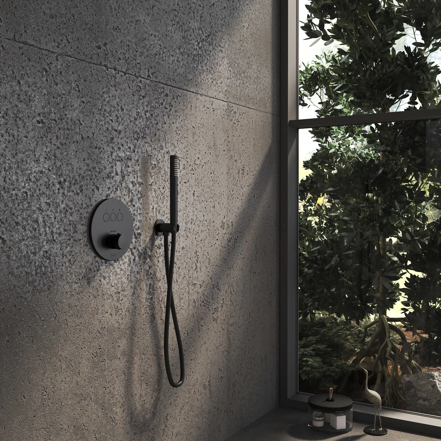 Kronenbach Smart Push Thermostat Unterputz für 3 Verbraucher, runde Ausführung Bild 3