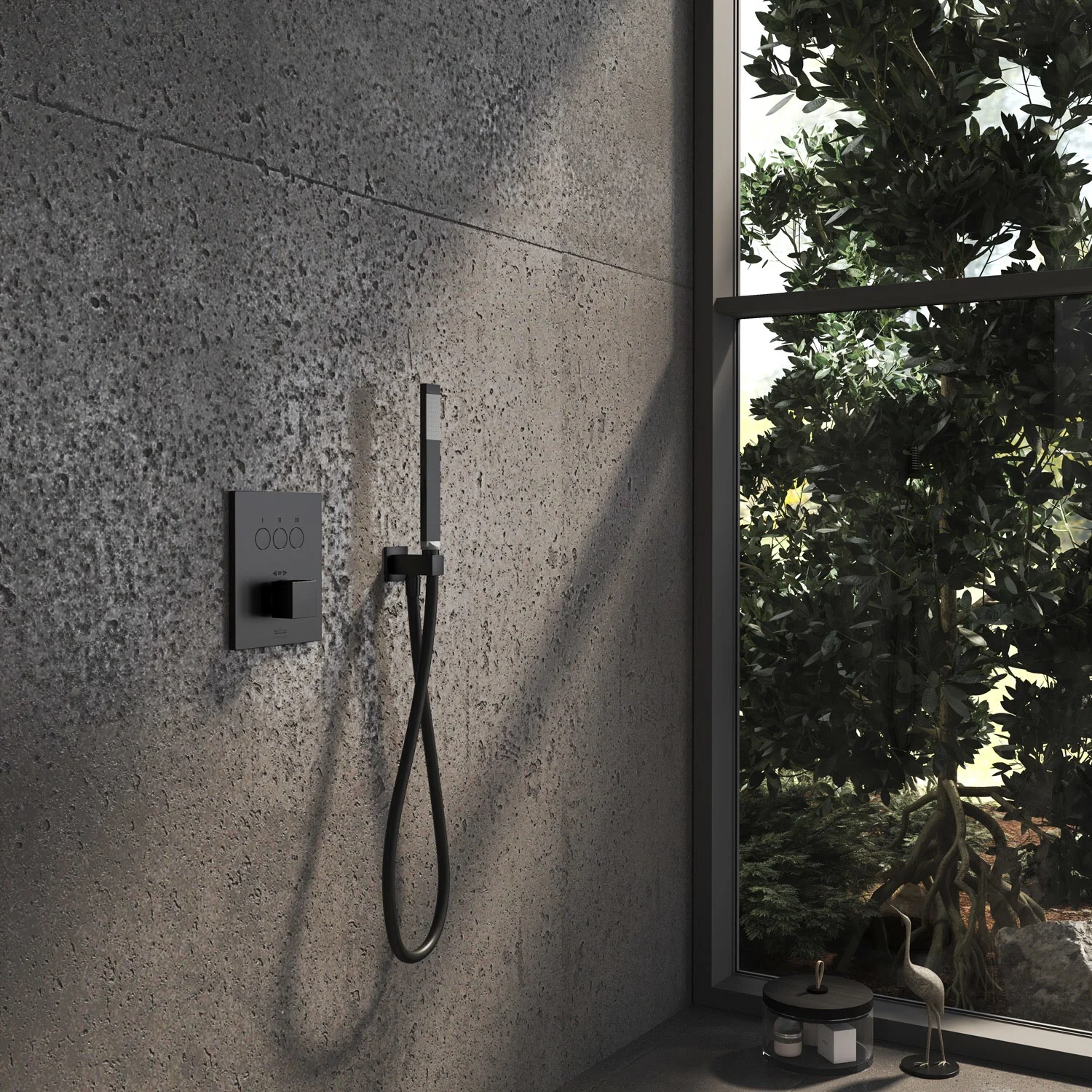 Kronenbach Smart Push Thermostat Unterputz für 3 Verbraucher, eckige Ausführung Bild 3