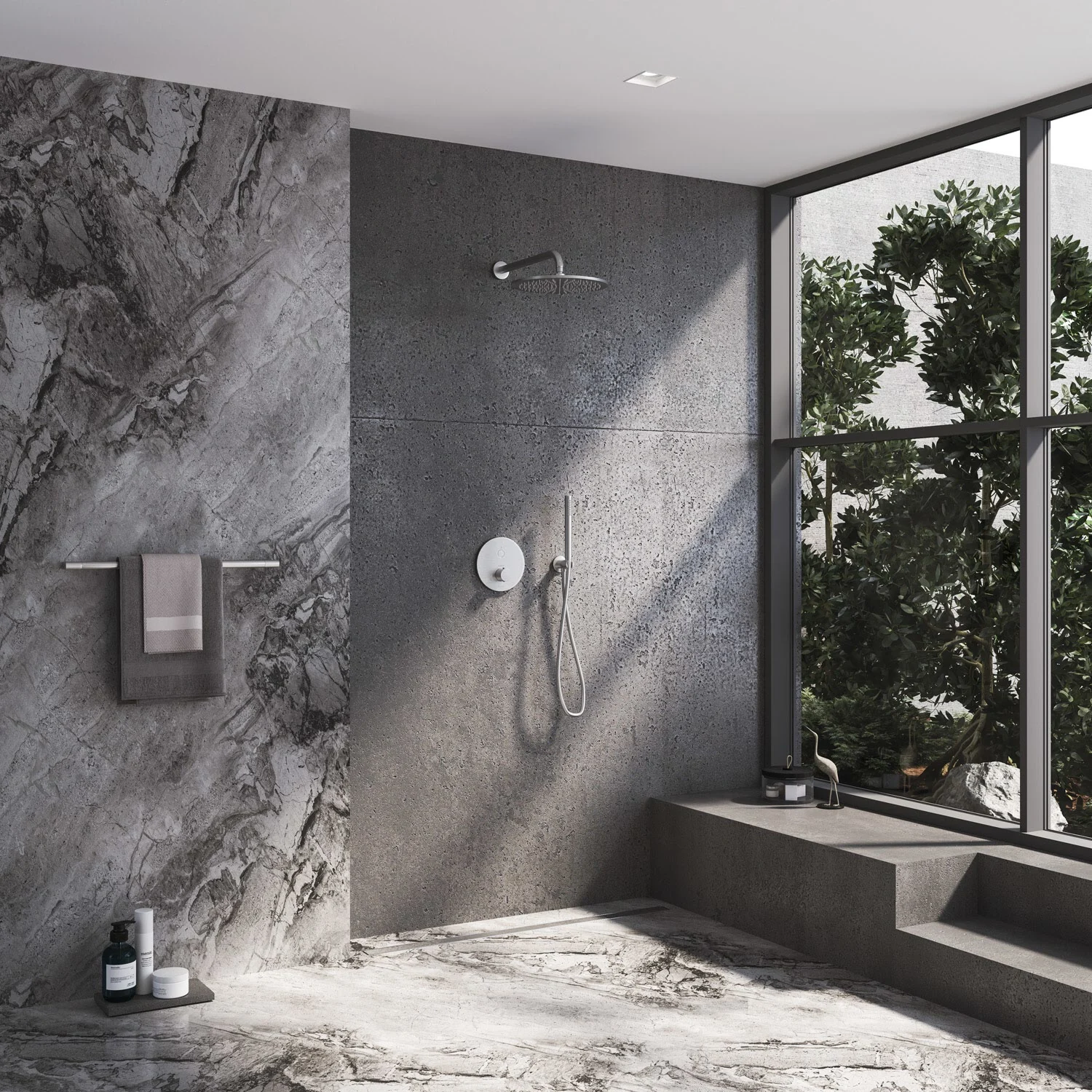 Kronenbach Smart Push Thermostat Unterputz für 1 Verbraucher, runde Ausführung Bild 4