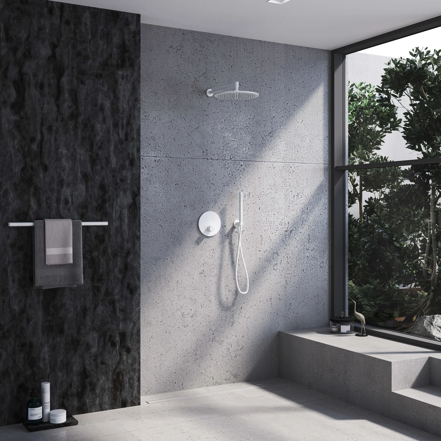 Kronenbach Smart Push Thermostat Unterputz für 2 Verbraucher, runde Ausführung Bild 4