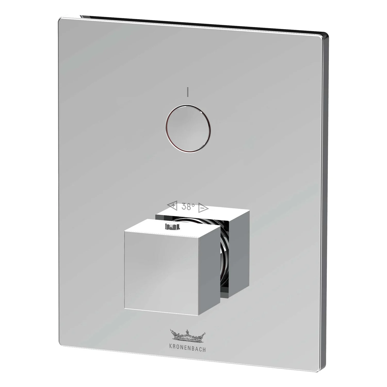 Kronenbach Smart Push Thermostat Unterputz für 1 Verbraucher, eckige Ausführung Bild 2