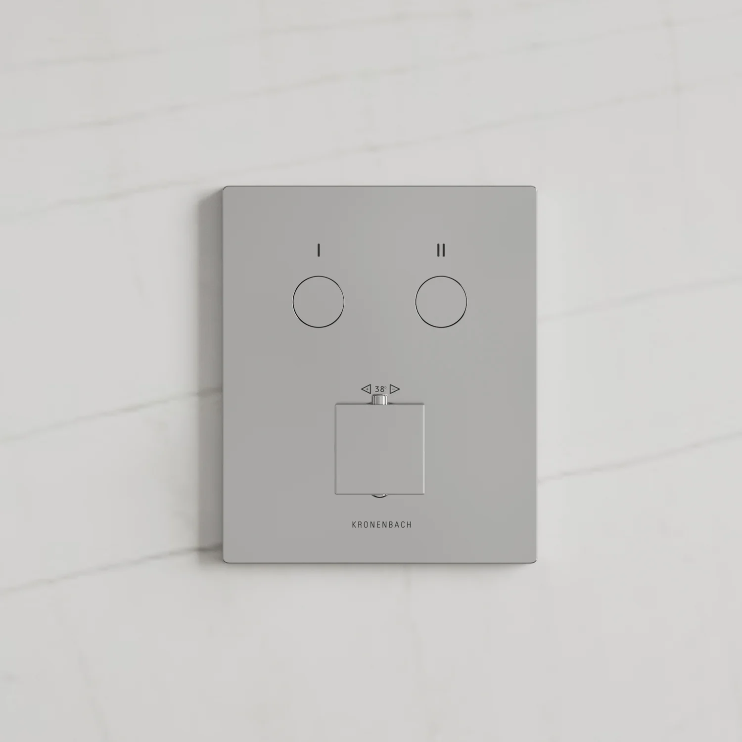 Kronenbach Smart Push Thermostat Unterputz für 2 Verbraucher, eckige Ausführung Bild 3