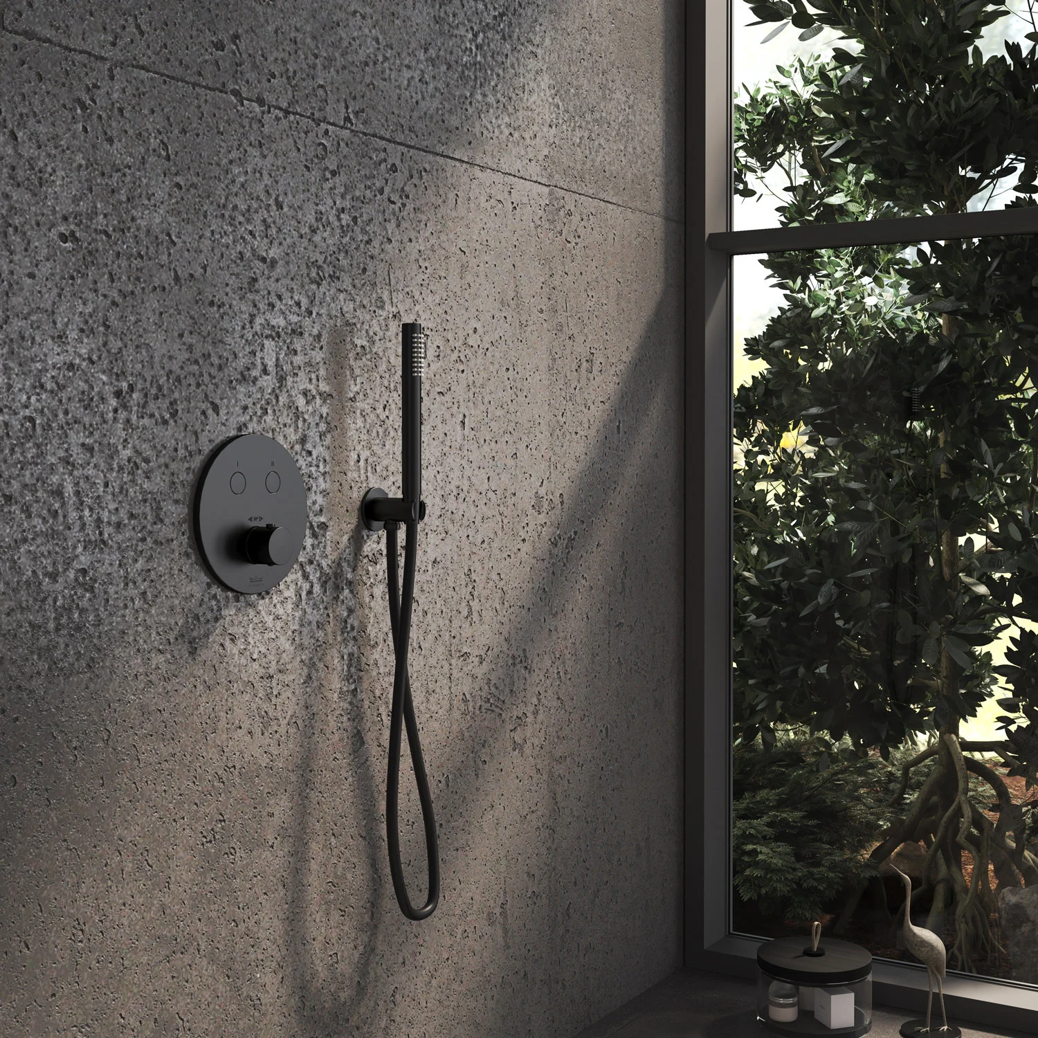 Kronenbach Smart Push Thermostat Unterputz für 2 Verbraucher, runde Ausführung Bild 3