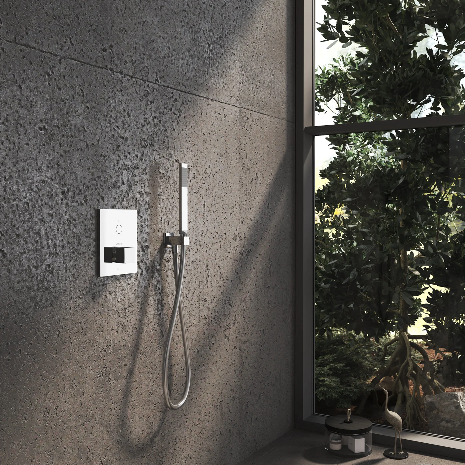 Kronenbach Smart Push Thermostat Unterputz für 1 Verbraucher, eckige Ausführung Bild 4