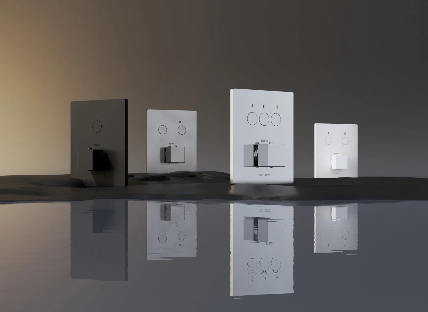 Kronenbach Smart Push Thermostat Unterputz für 1 Verbraucher, runde Ausführung Bild 8