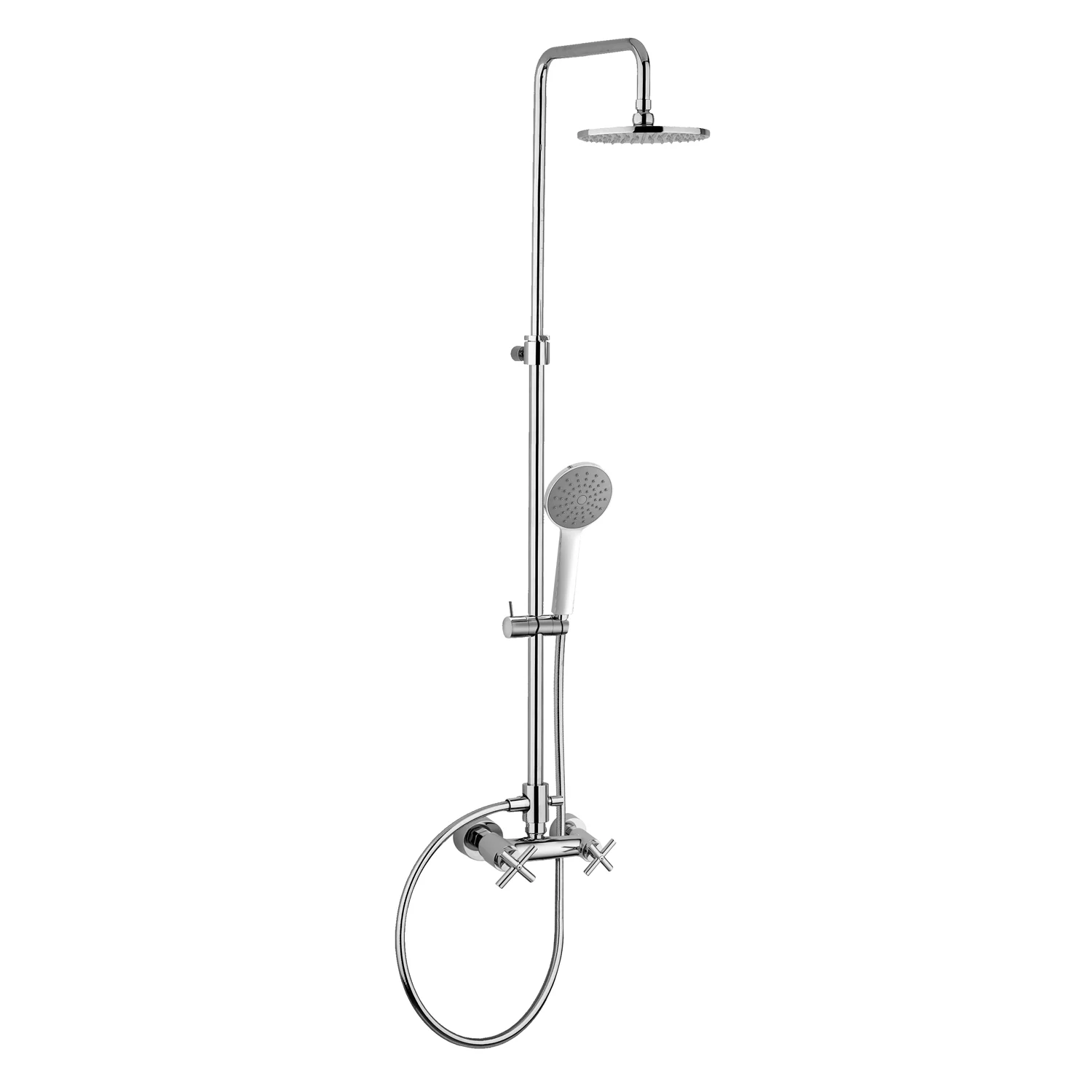 Kronenbach Zeta 2.0 Duschsäule mit Kopfbrause Ø 22,5 cm
