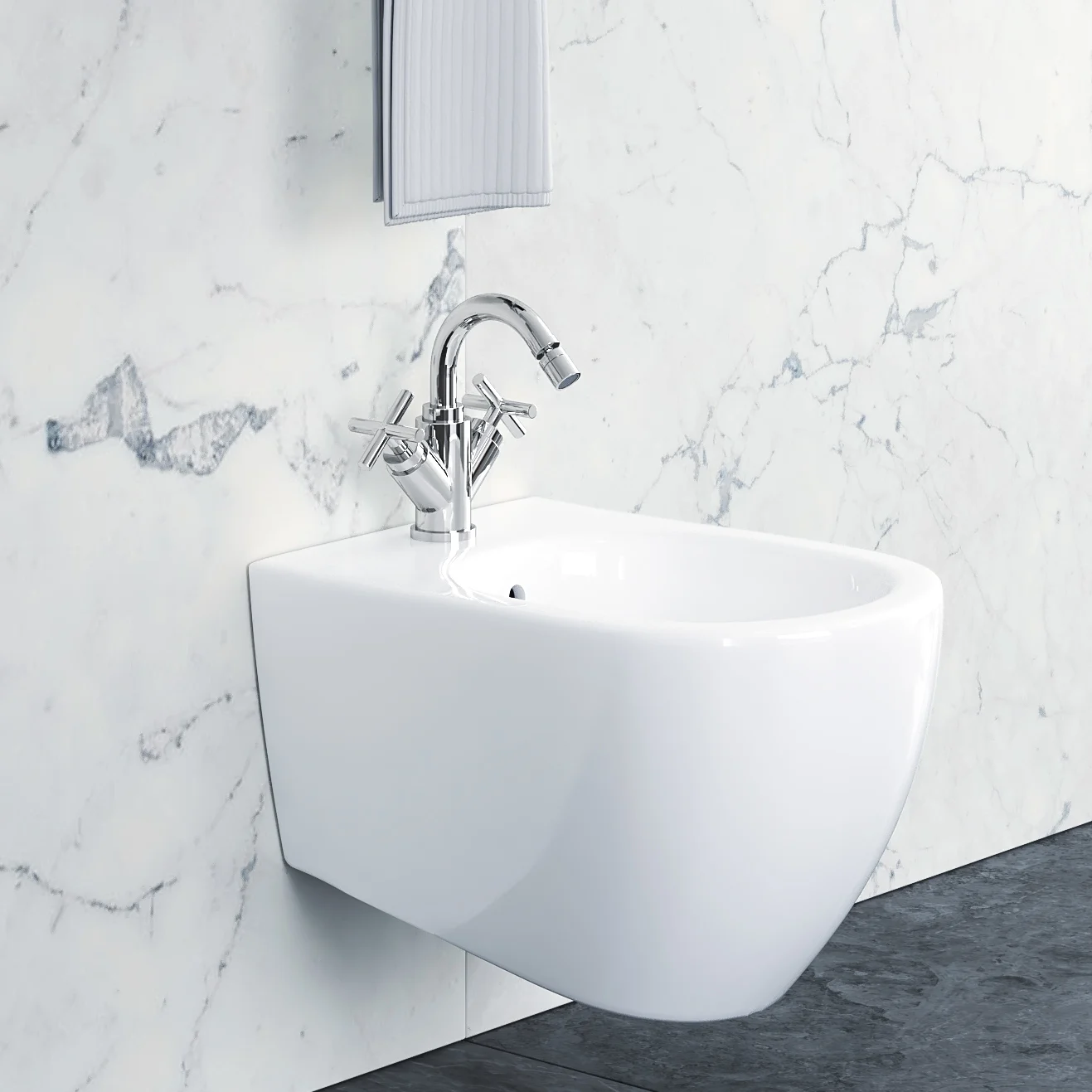 Kronenbach Zeta 2.0 Zweigriff-Bidetmischer Bild 2