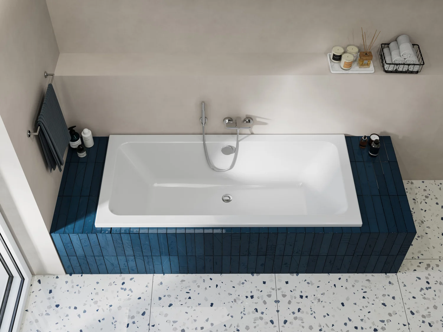 Kronenbach Cube Duo-Badewanne 180 x 80 cm Bild 3