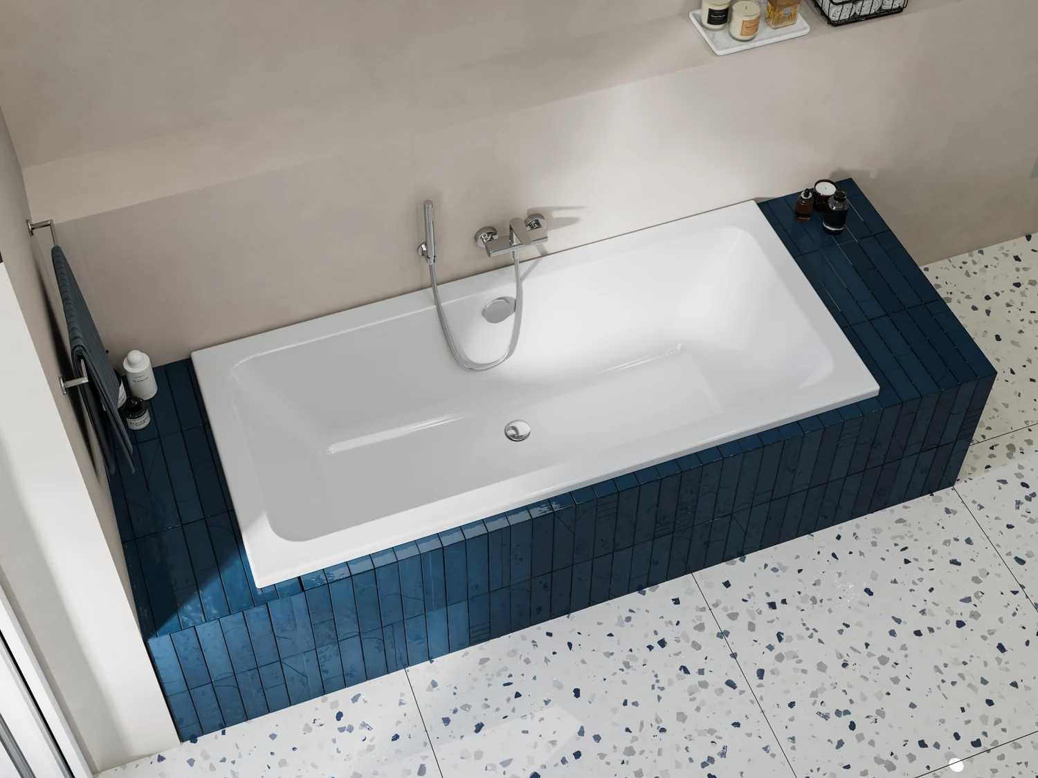 Kronenbach Cube Duo-Badewanne 180 x 80 cm Bild 4