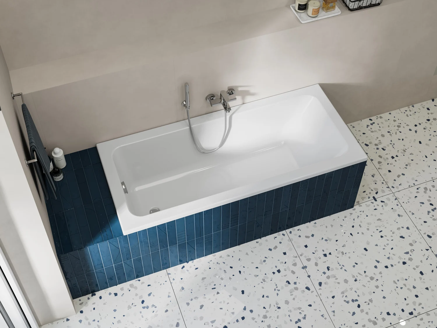 Kronenbach Cube Solo-Badewanne 170 x 75 cm Bild 4