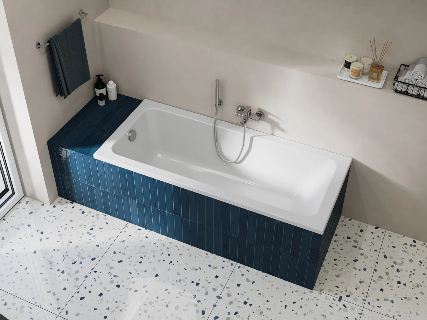 Kronenbach Cube Solo-Badewanne 170 x 75 cm Bild 6
