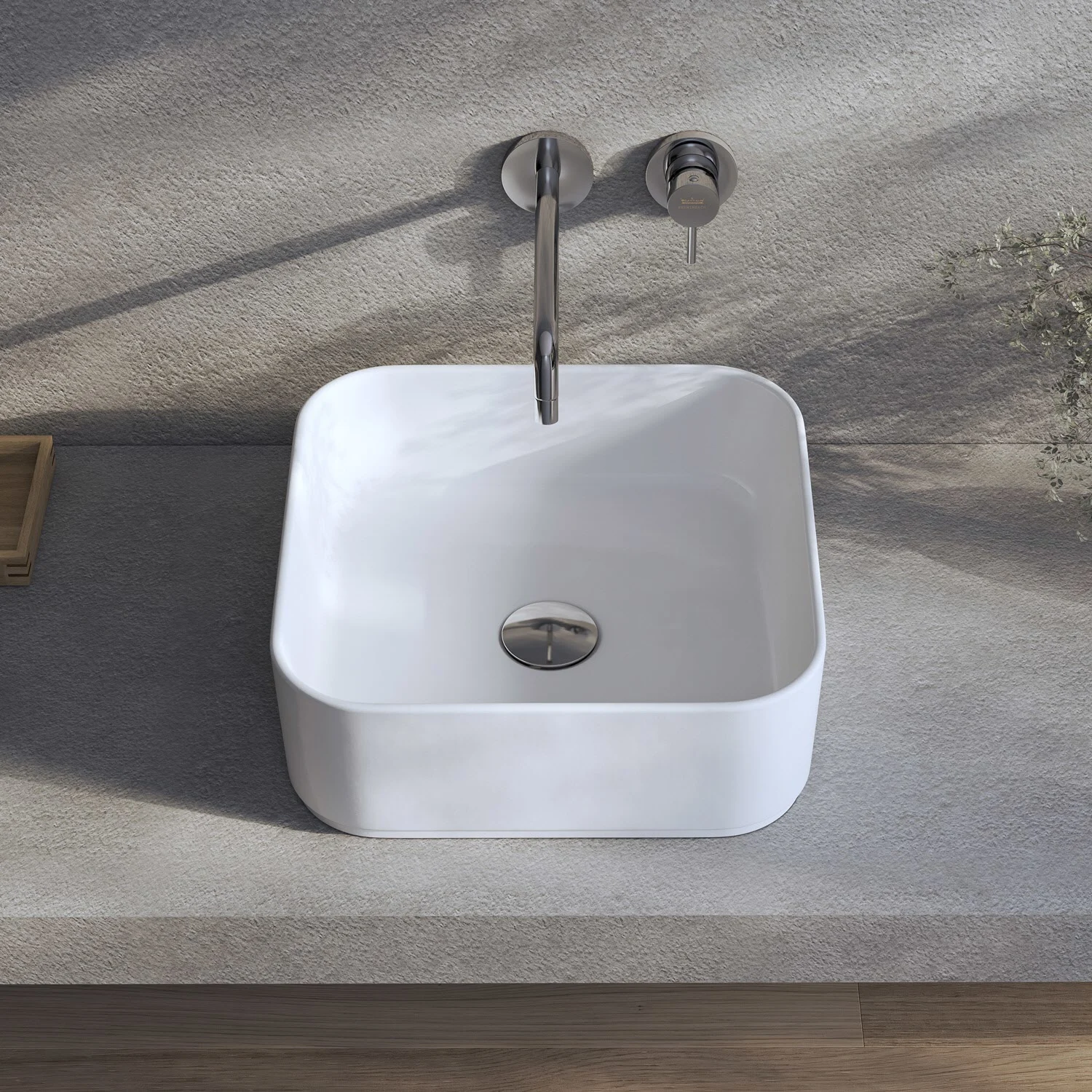 Kronenbach Cube Aufsatzwaschtisch 38,5 x 38,5 cm Bild 3