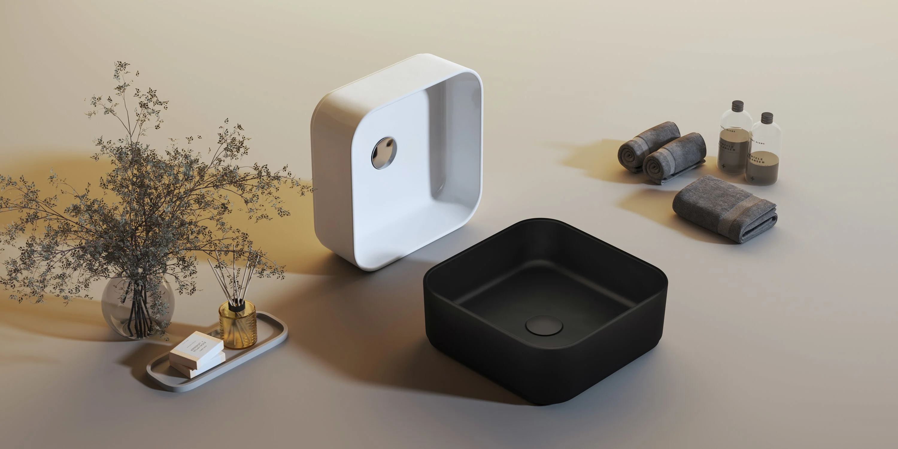 Kronenbach Cube Aufsatzwaschtisch 38,5 x 38,5 cm Bild 7