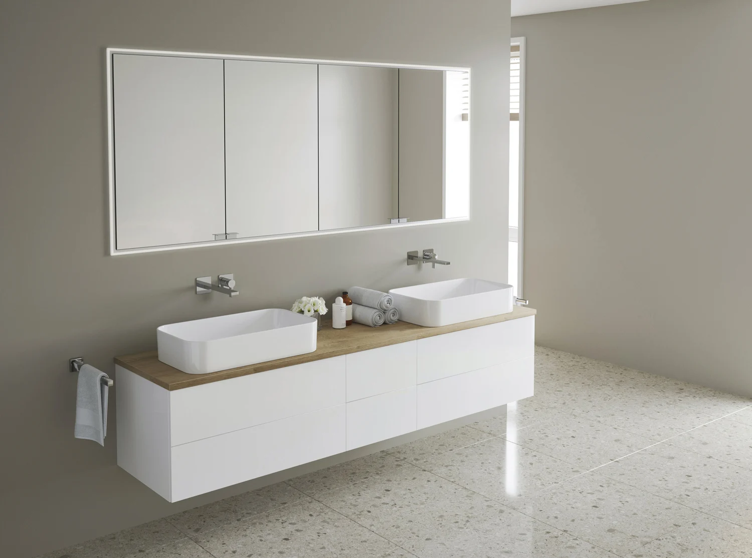 Kronenbach Cube Aufsatzwaschtisch 60,5 x 35 cm Bild 11