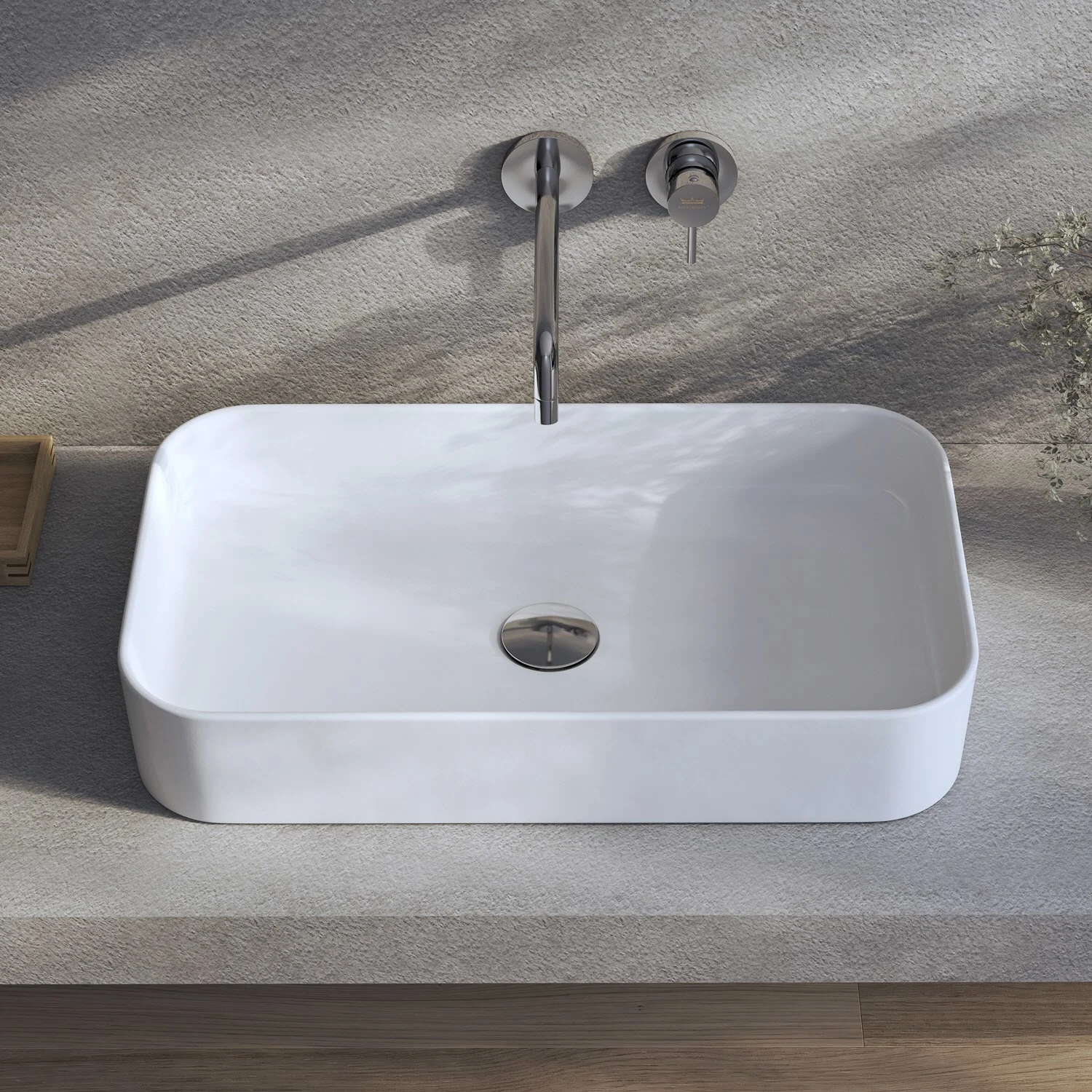 Kronenbach Cube Aufsatzwaschtisch 60,5 x 35 cm Bild 3