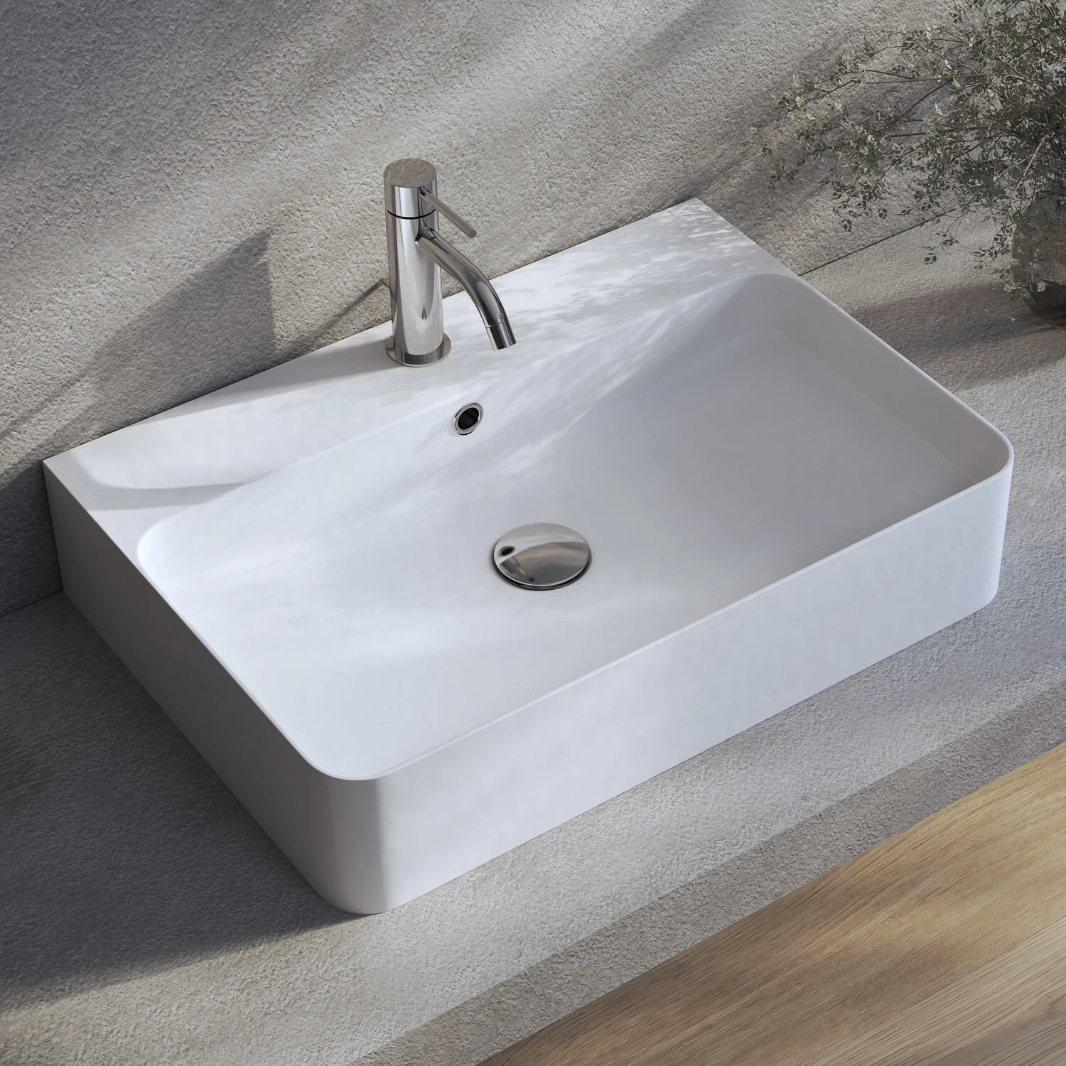 Kronenbach Cube Aufsatzwaschtisch 60 x 42 cm