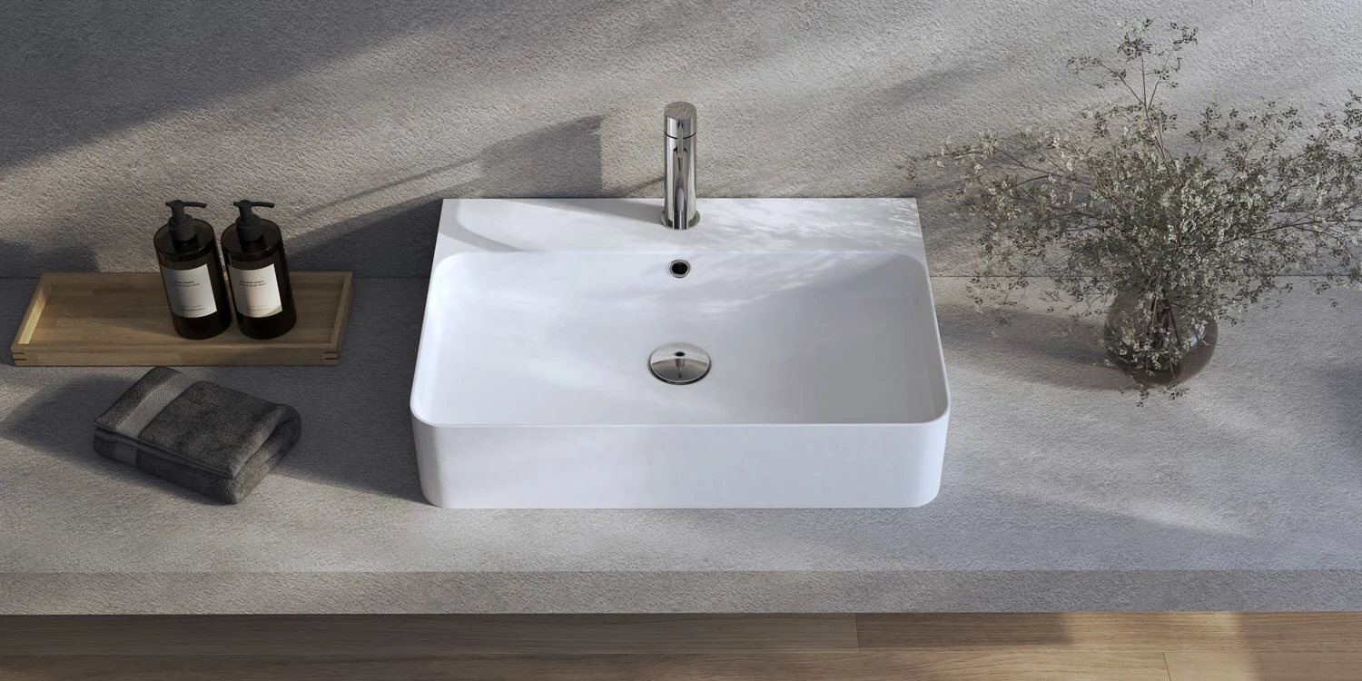 Kronenbach Cube Aufsatzwaschtisch 60 x 42 cm Bild 6