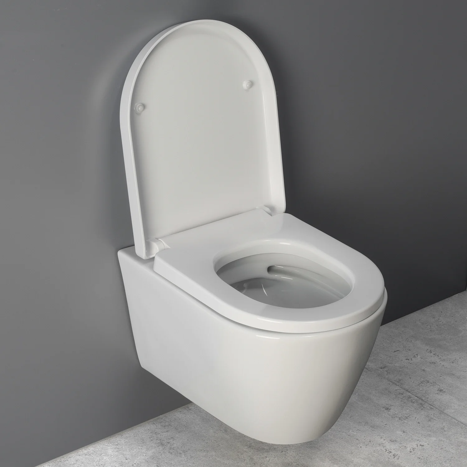 Kronenbach Tube Wand-WC-Set spülrandlos inkl. WC-Sitz wrapover Bild 7