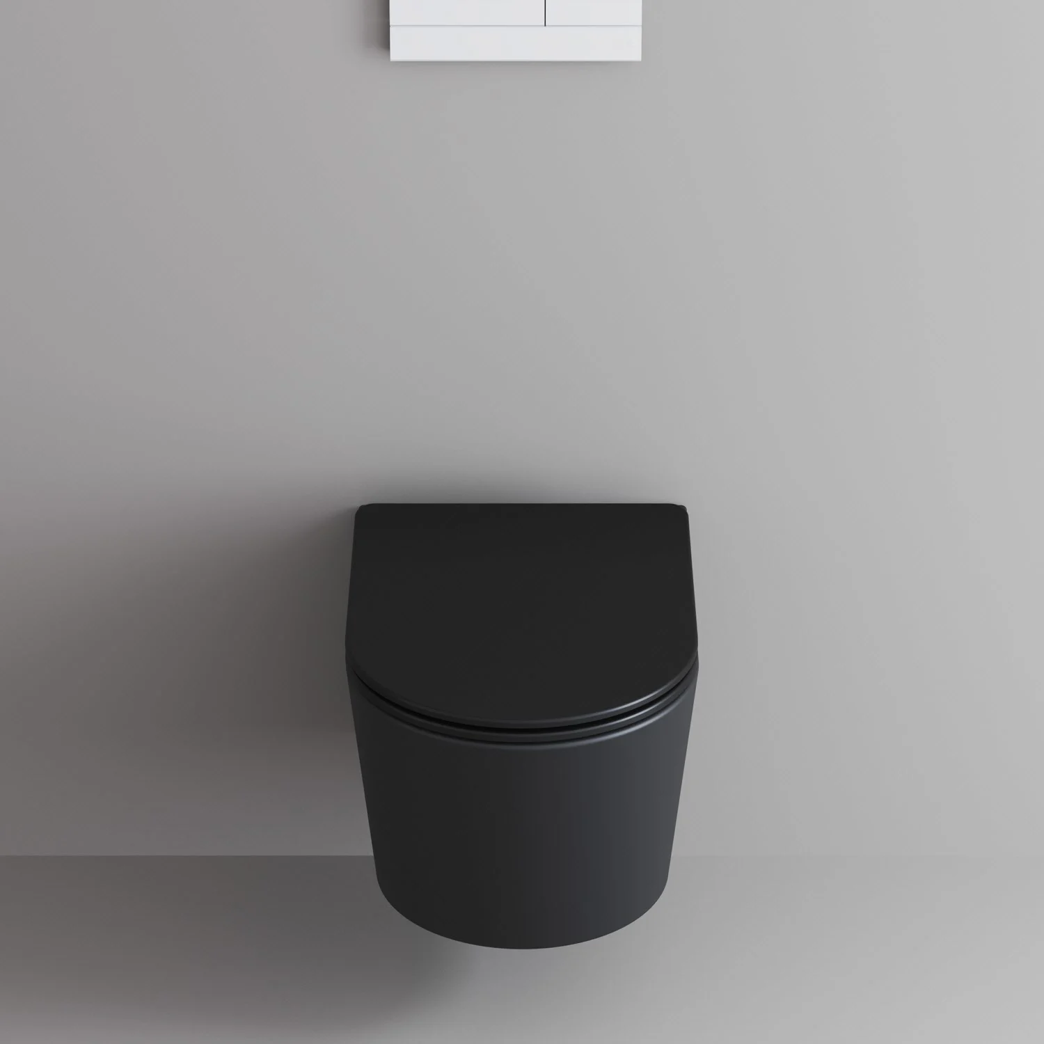 Kronenbach Tube Wand-WC spülrandlos mit Rotationsspülung und WC-Sitz Bild 7