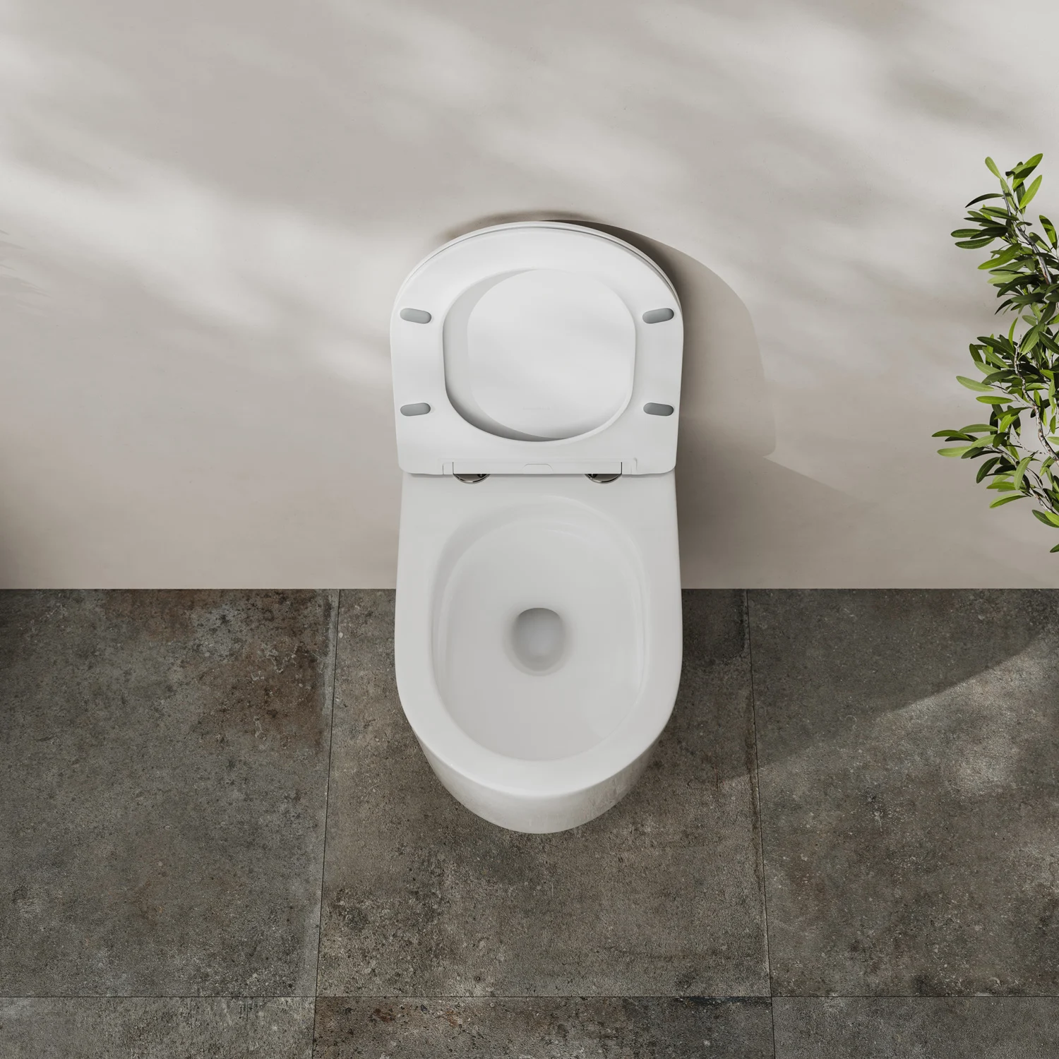 Kronenbach Tube Wand-WC spülrandlos mit Rotationsspülung Bild 5