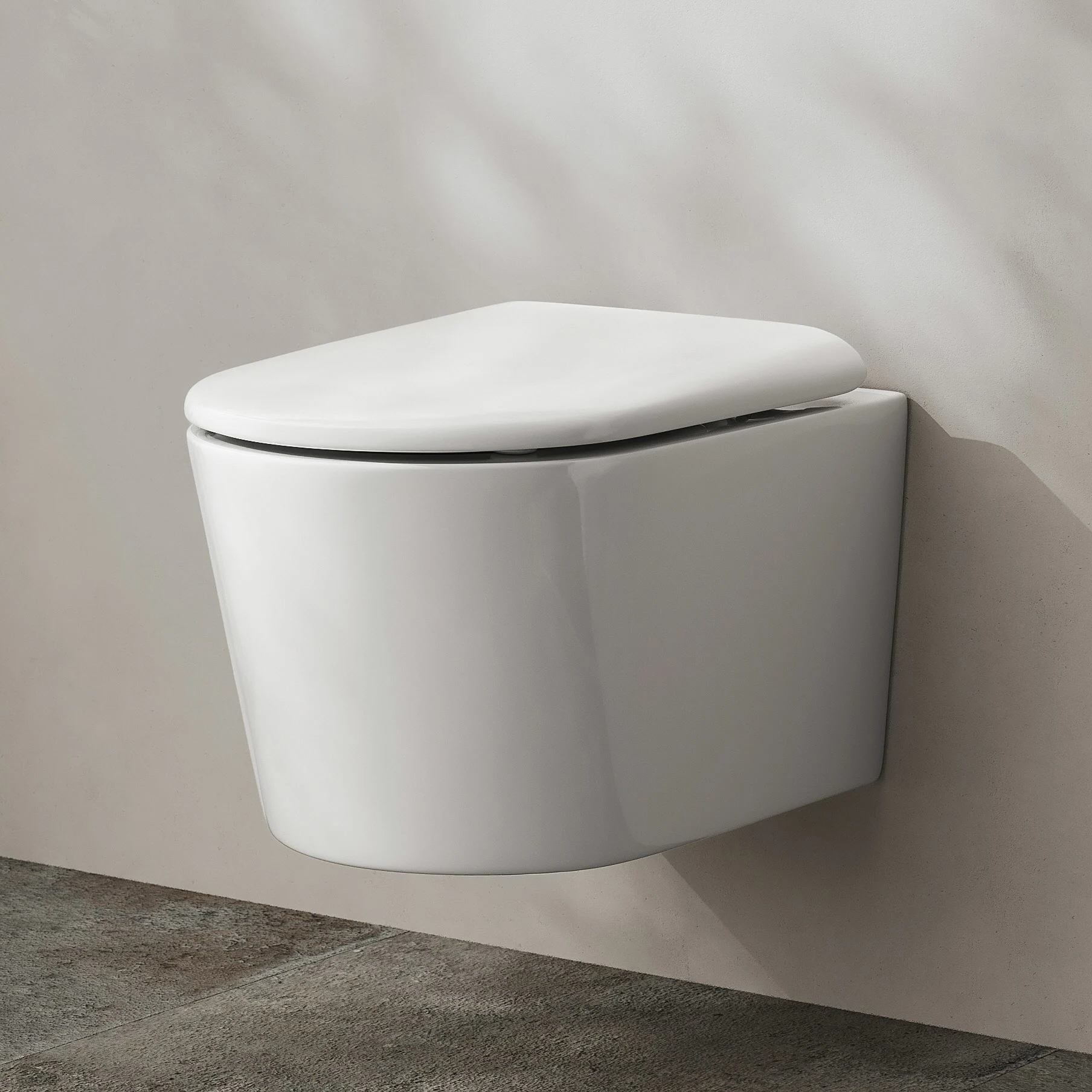 Kronenbach Tube Wand-WC spülrandlos mit Rotationsspülung