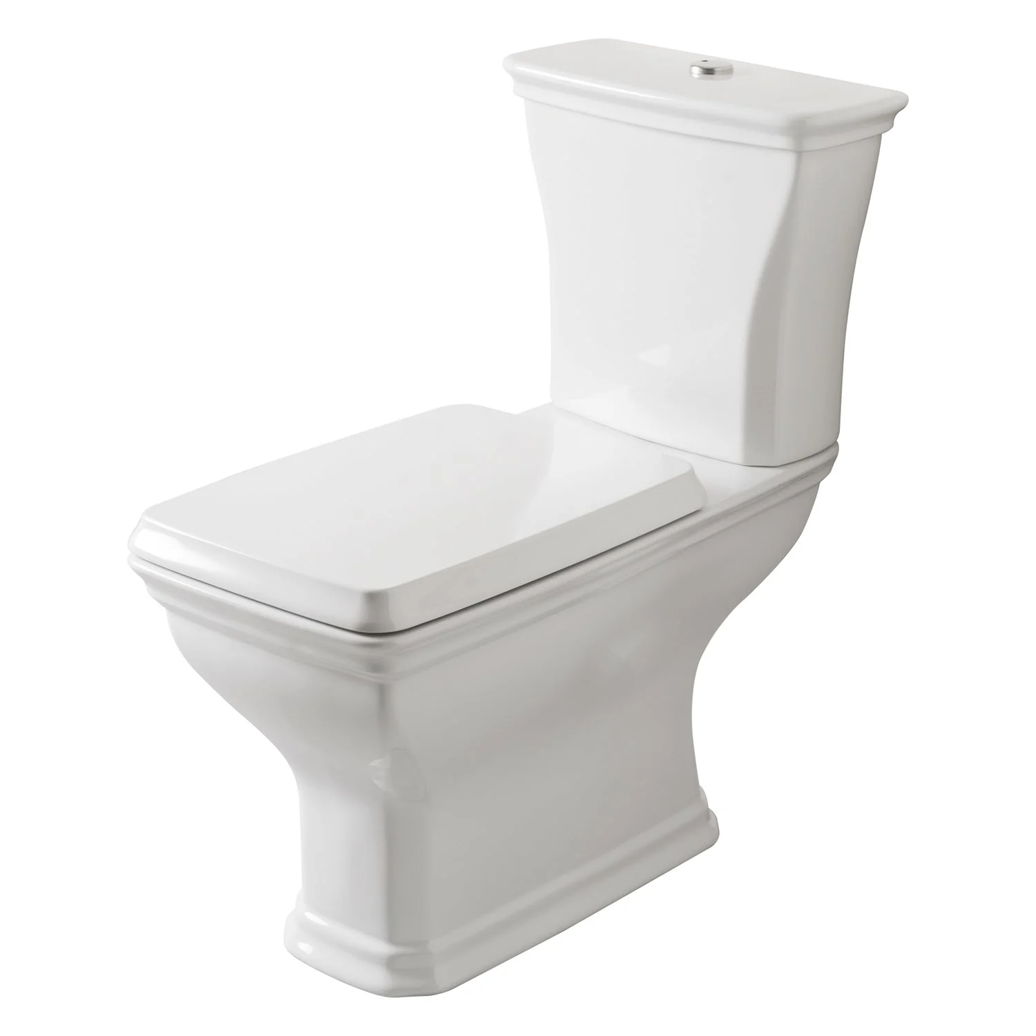 Kronenbach Zeta 2.0 Stand-WC Vario Tiefspüler inkl. WC-Sitz und Spülkasten
