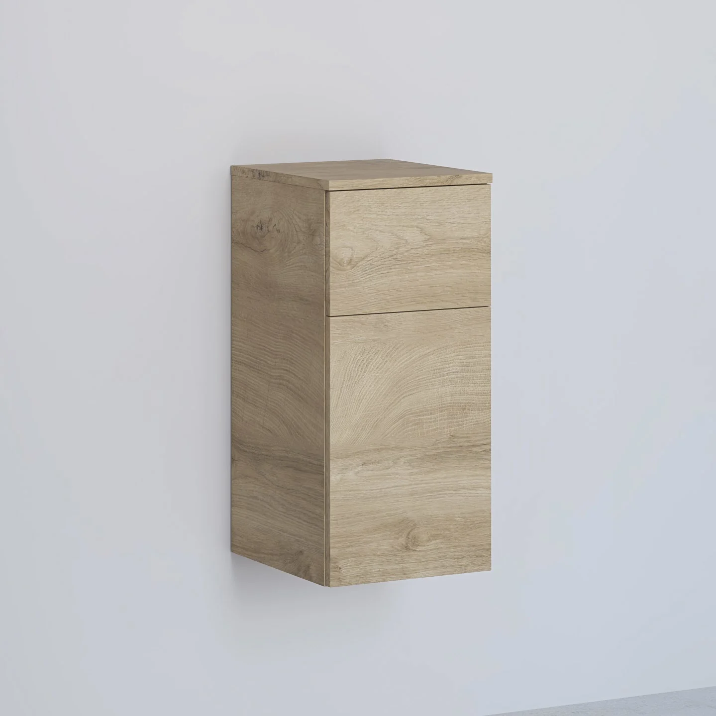 Kronenbach Cube Highboard 30 x 64,6 cm, 1 Auszug, 1 Tür, Anschlag rechts, mit TIP-ON