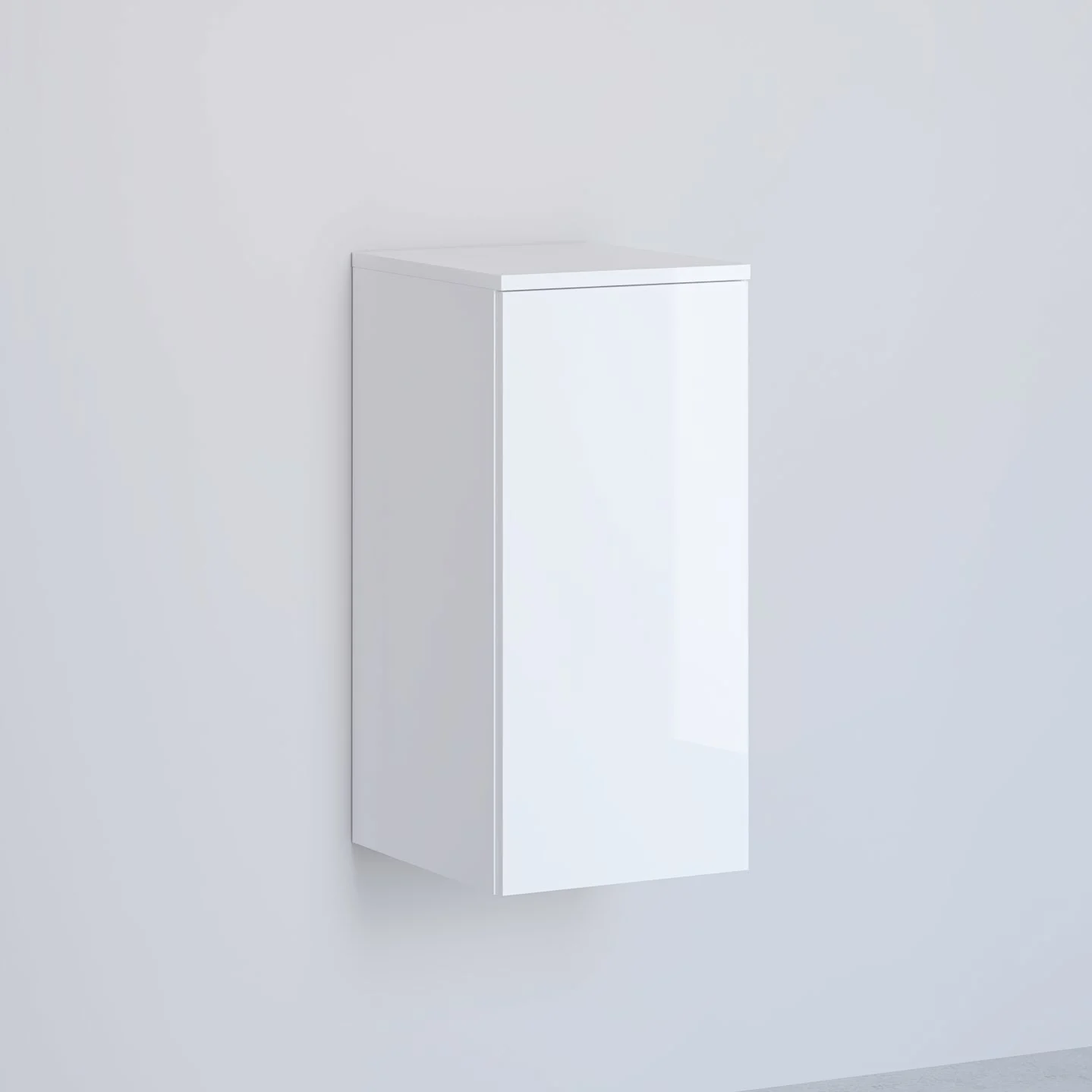 Kronenbach Cube Highboard 30 x 64,6 cm, 1 Tür, Anschlag rechts, mit TIP-ON