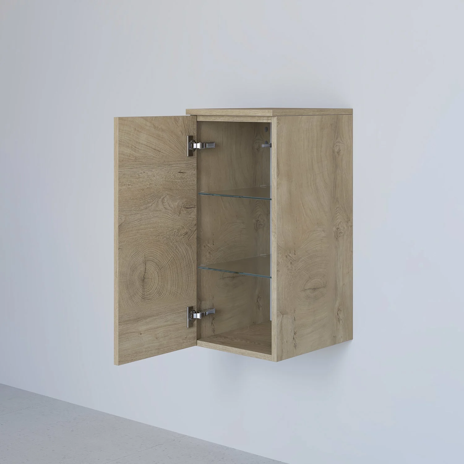 Kronenbach Cube Highboard 30 x 64,6 cm, 1 Tür, Anschlag links, mit TIP-ON Bild 2